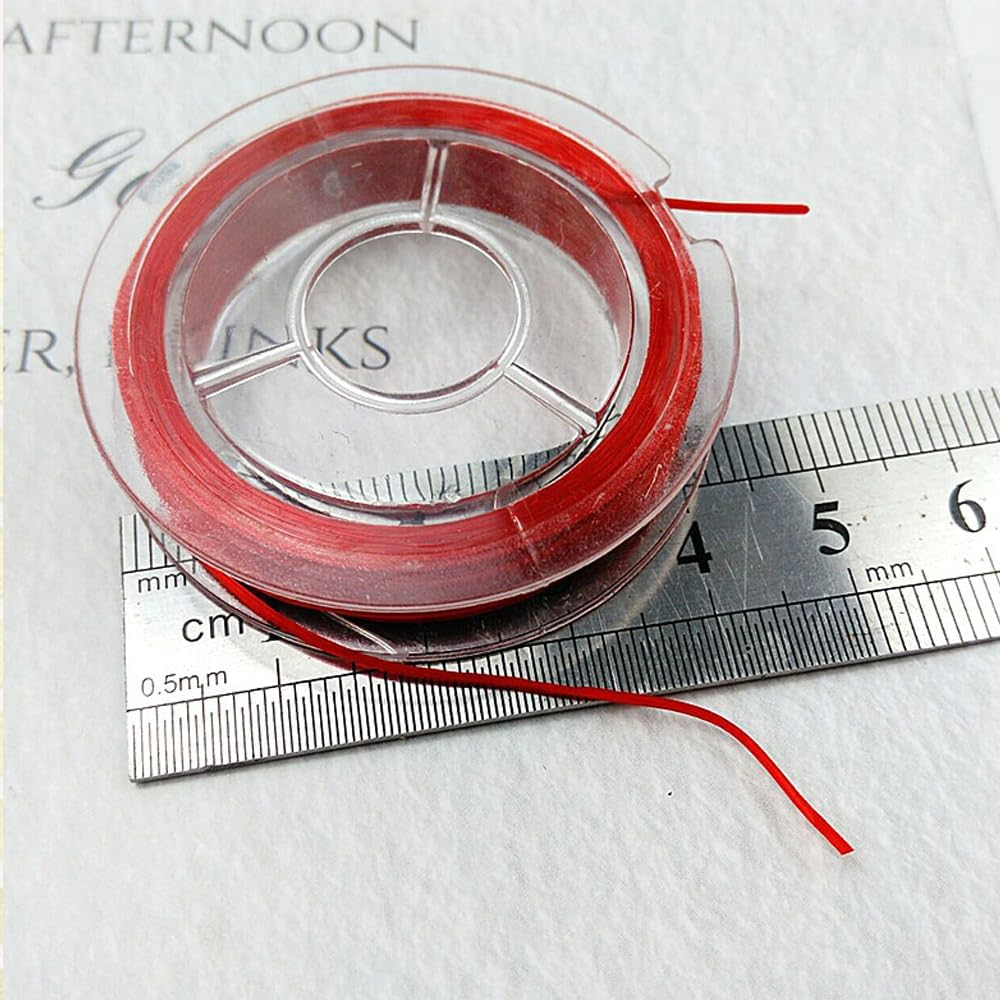 Elastic String for Bracelets 12 Roll 0.7Mm, High Stretchy Beading Elastic String for Bracelets Necklace Jewelry Making, 12 Color