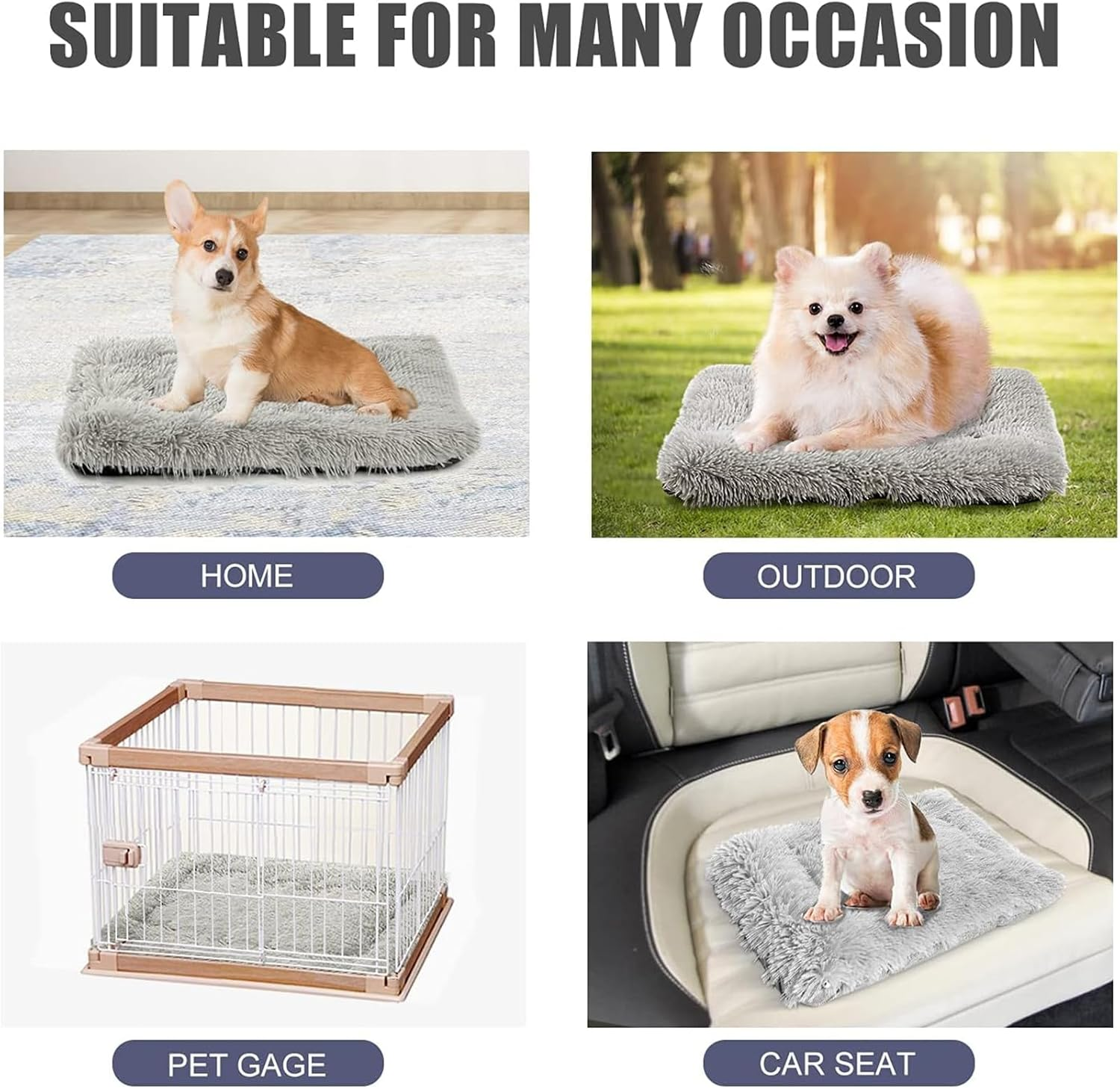Roolisspa Cat Bed Small Dog Bed Self Warming Heating Cat Dog Mat Thermal Pet Pad for Indoor Outdoor Pets image number 3