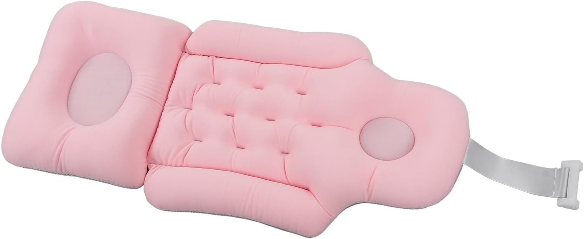 YUEHISY Full Body Bath Pillow, High Elasticity Bathtub Cushion, Adult Bath Tub Pillow for Head and Neck Support, Spa Bathtub Cushion Quick Hanging Dry (Pink) - Pink image number 4