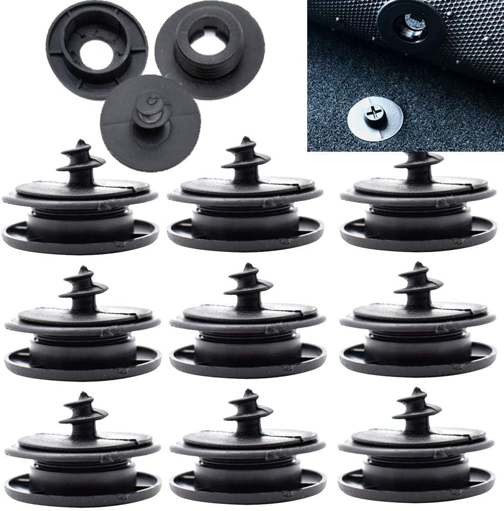 AUTOXBERT 10X Car Mat Clips/Fixings/Fasteners Floor Twist Lock for Car Carpet image number 3