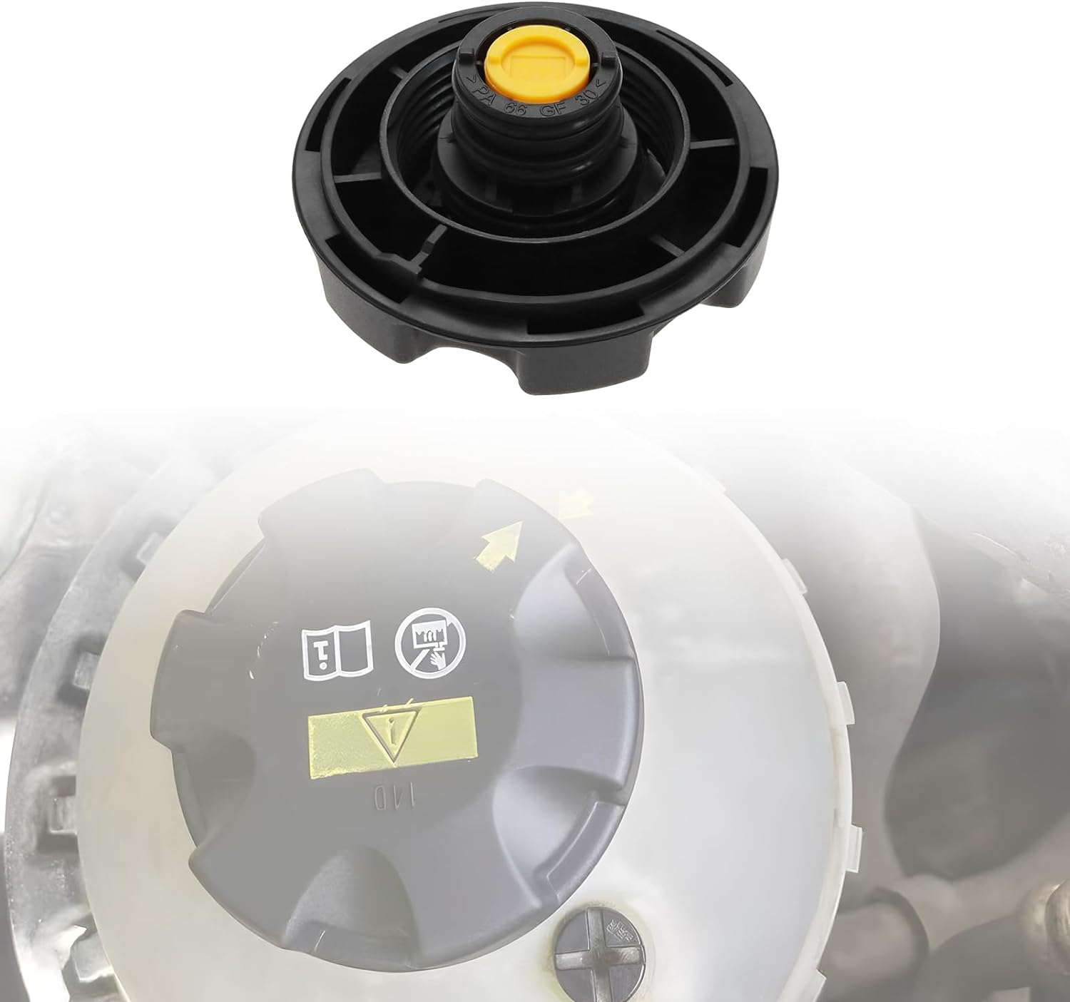 Create Idea Car Radiator Cap Car Radiator Kettle Cover 17117639020 17117521071 Compatible with BMW 1 2 3 4 5 6 7 Series Engine Automotive Radiator Expansion Cover image number 2