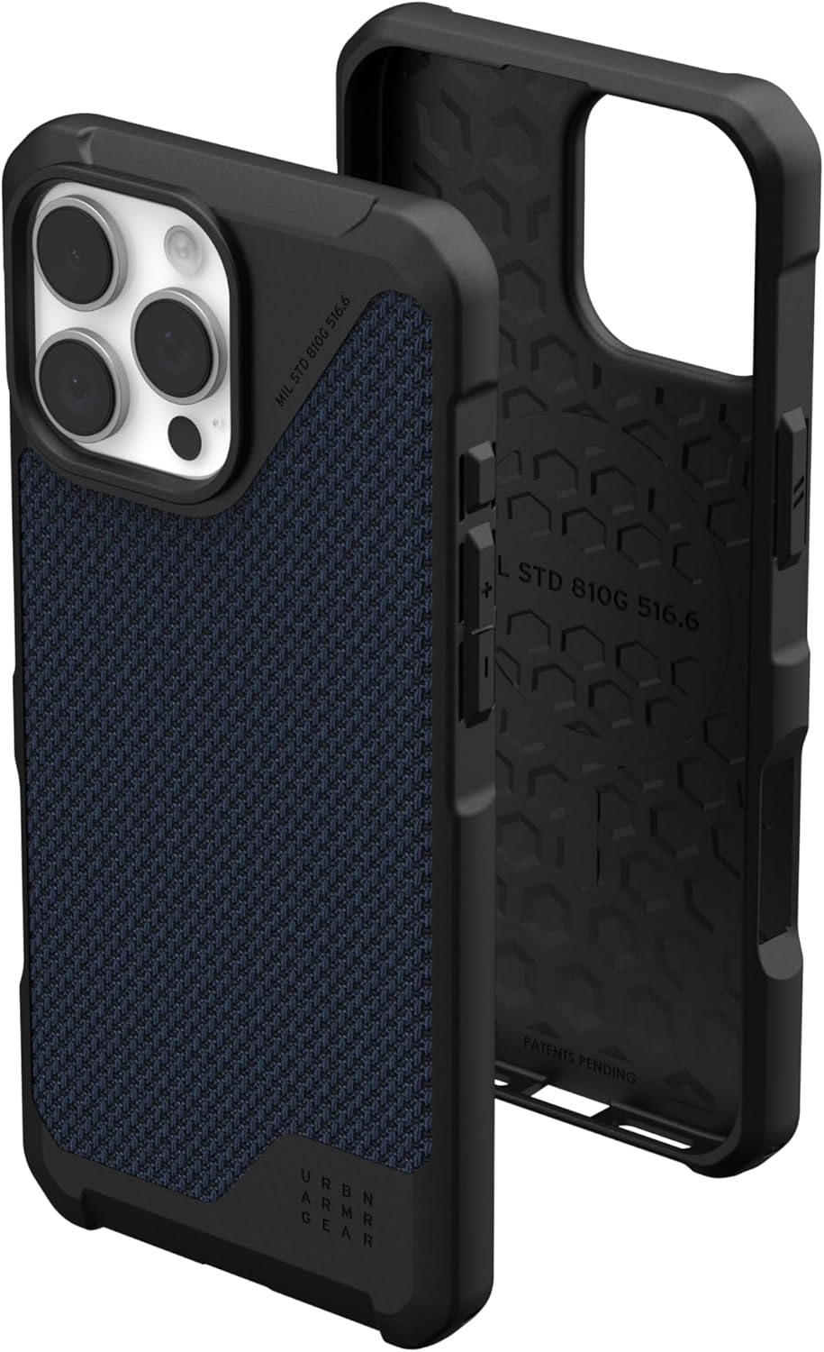 UAG Metropolis LT Magsafe Apple Iphone 16 Pro Max (6.9") Case - Kevlar Black (114453113940), 18Ft. Drop Protection (5.4M), Raised Screen Surround