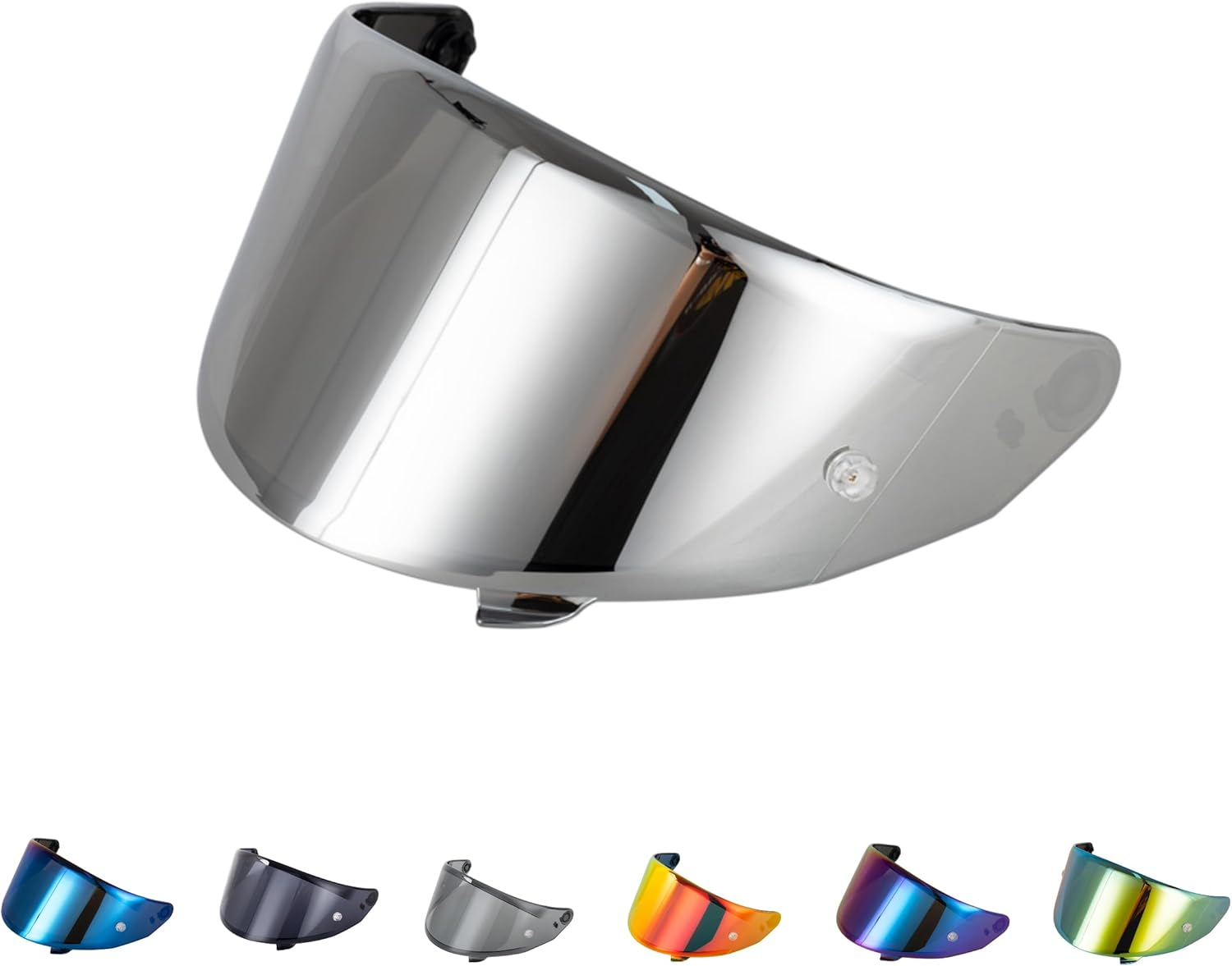 Generisch Visor for Suomy Stellar Speedstar Track-1 Tx-Pro (Red/Gold) image number 3