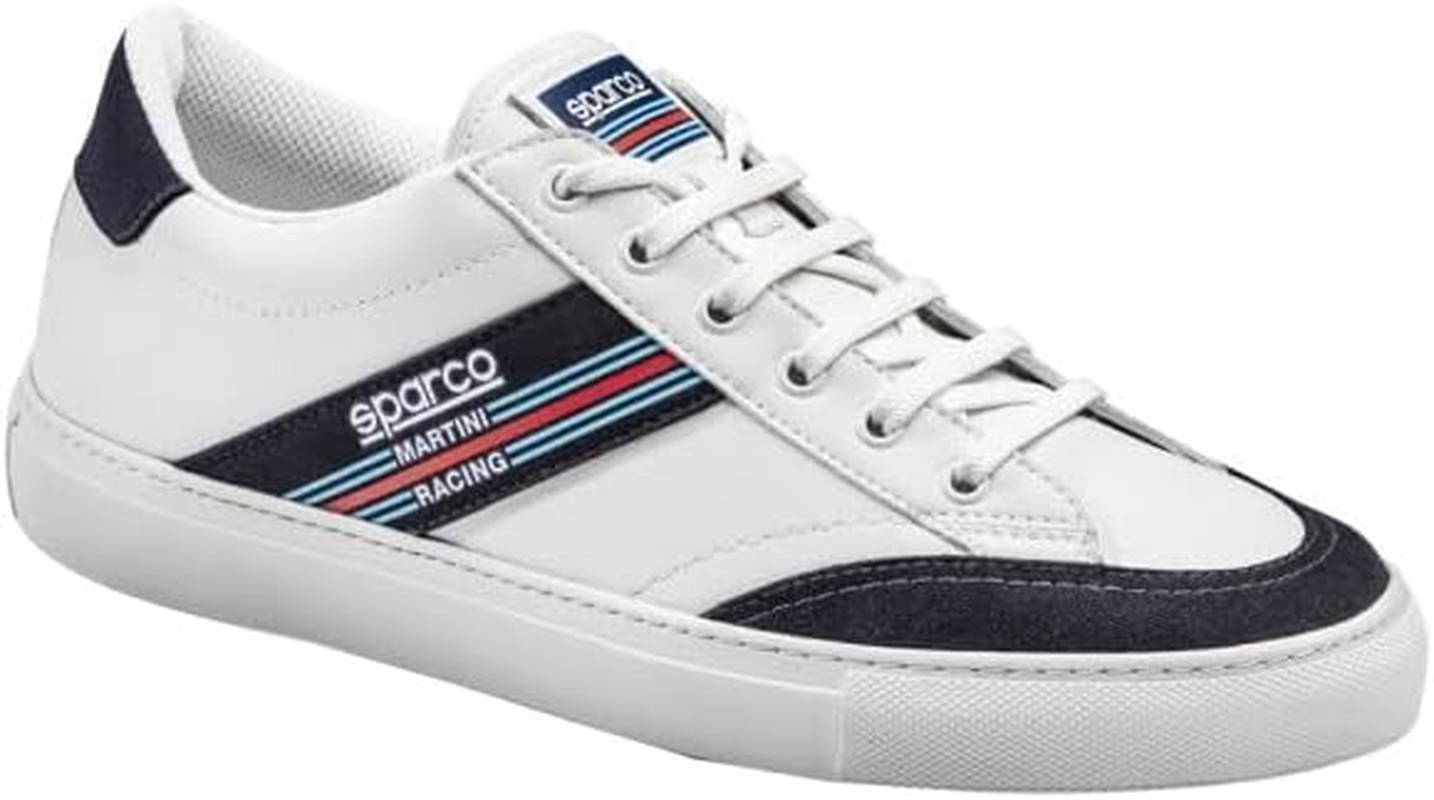 Sparco Unisex'S 0012B3Mr42Bibm Zapatillas S-Time Martini-R Talla 42 Blancas Oxford Boot, Multicoloured, 9 UK, Multicoloured, 9 UK