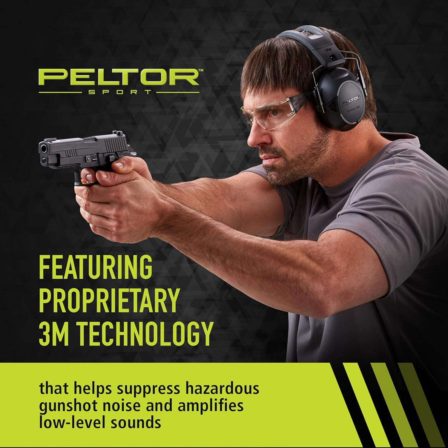 Peltor Sport Tactical 500 Electronic Hearing Protector, Bluetooth Wireless Ear Protection, NRR 26 Db, Ideal for Shooting and Hunting image number 4