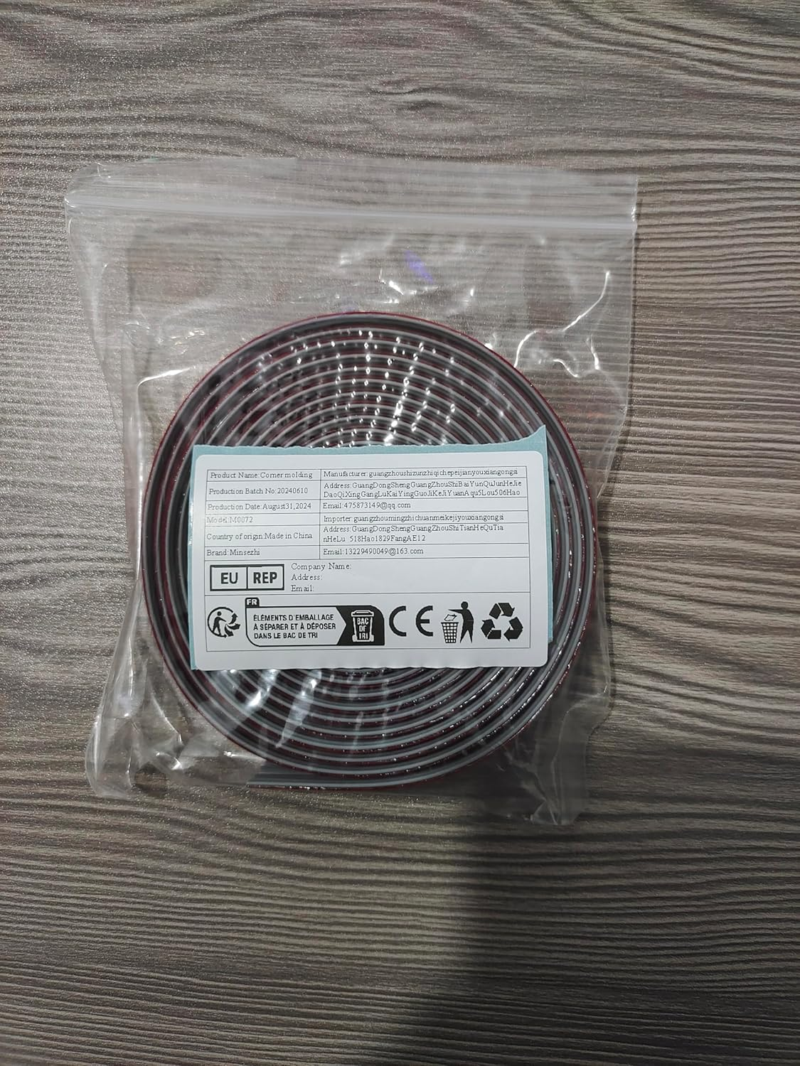 Flexible Self Adhesive Trim,Peel and Stick Trim,Wall Corner Protector,Corner Molding,Self Adhesive Corner Guards,For Wall Edge,Ceiling, Countertop,2Cm X3M.(Grey) image number 4