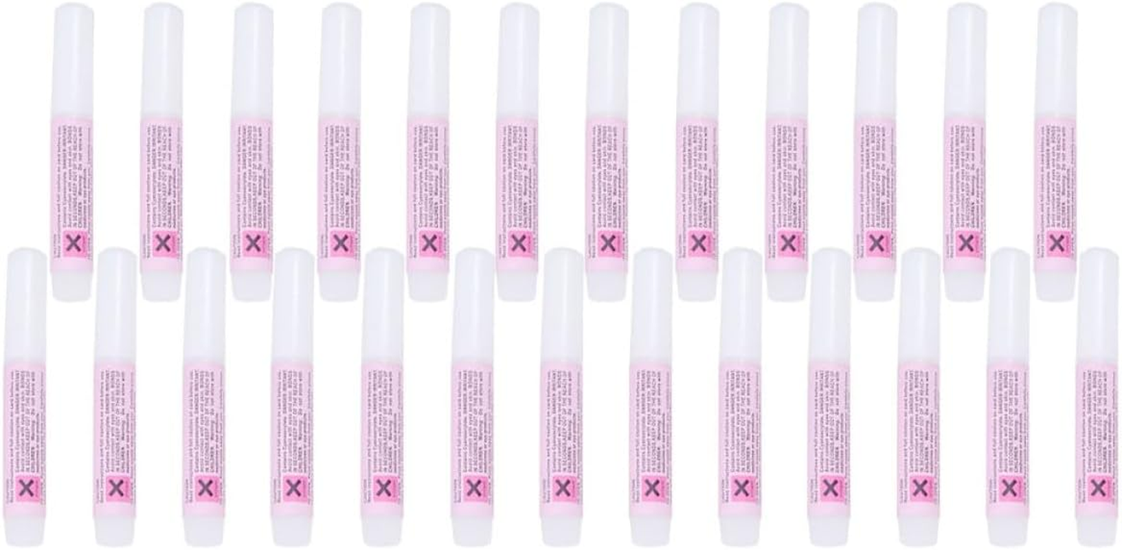 HEANUJJ 25Pcs 2G Nail Glue for Manicure Kit Super Strong Press on Nail Glue for for Professional for Home and Salon Use