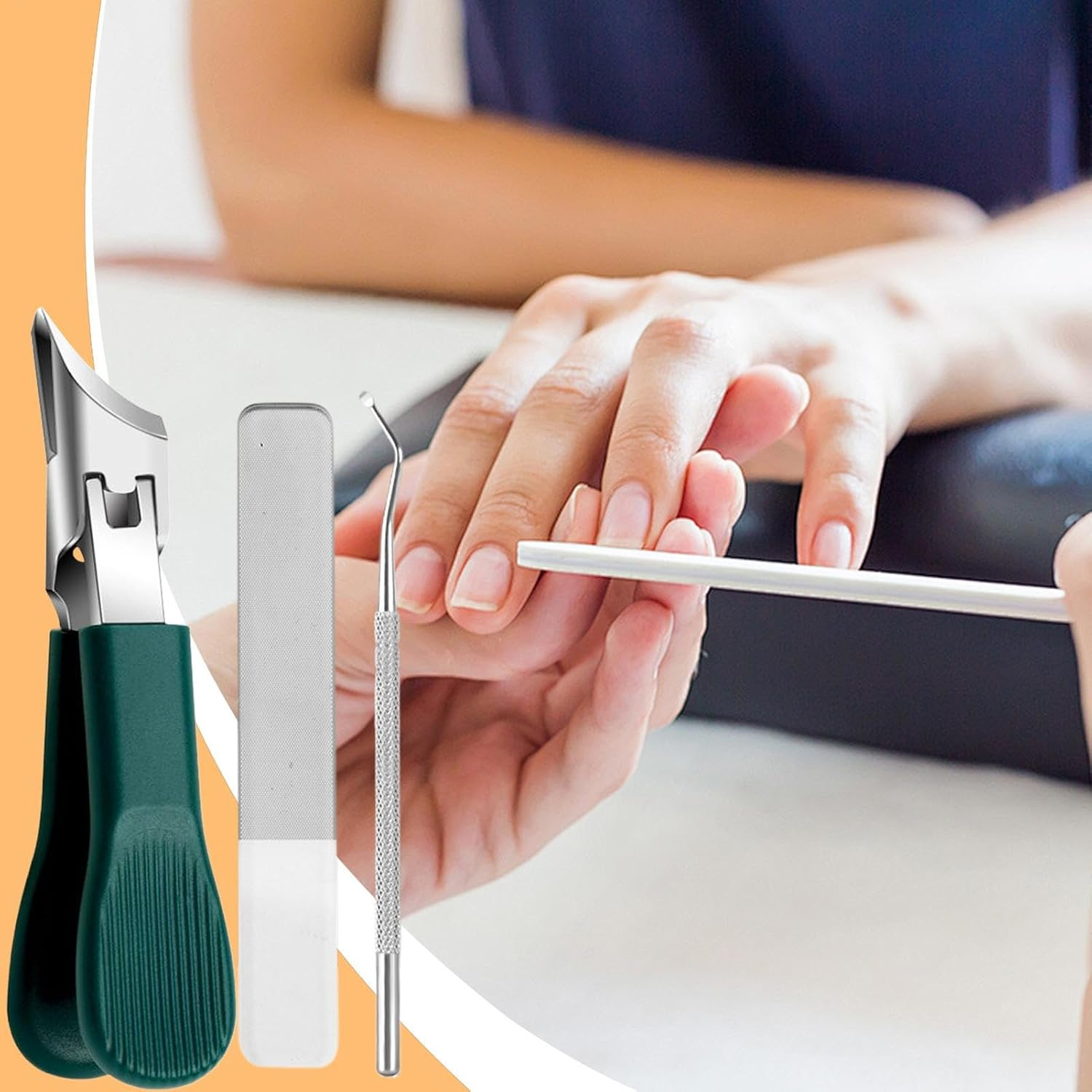 Toe Nail Clippers,Heavy Duty Travel Nail Clippers - Professional Personal Care Tools, Multifunctional Fingernail Trimmer for Home Manicure image number 4