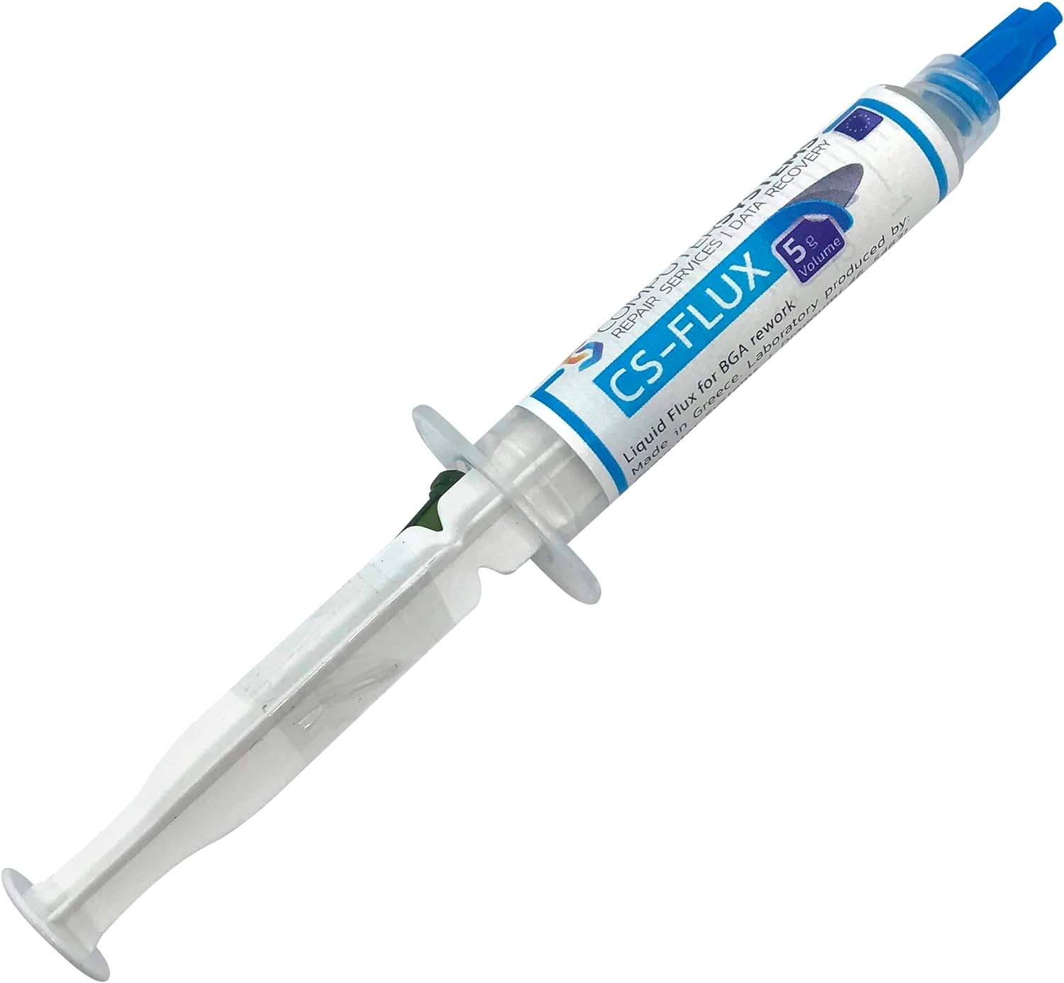 CS-FLUX 5G Low Viscosity Halogen Free Lead Free Liquid Flux for BGA Component Rework Reballing Reflow Ideal for VGA GPU Repairs and Microsoldering