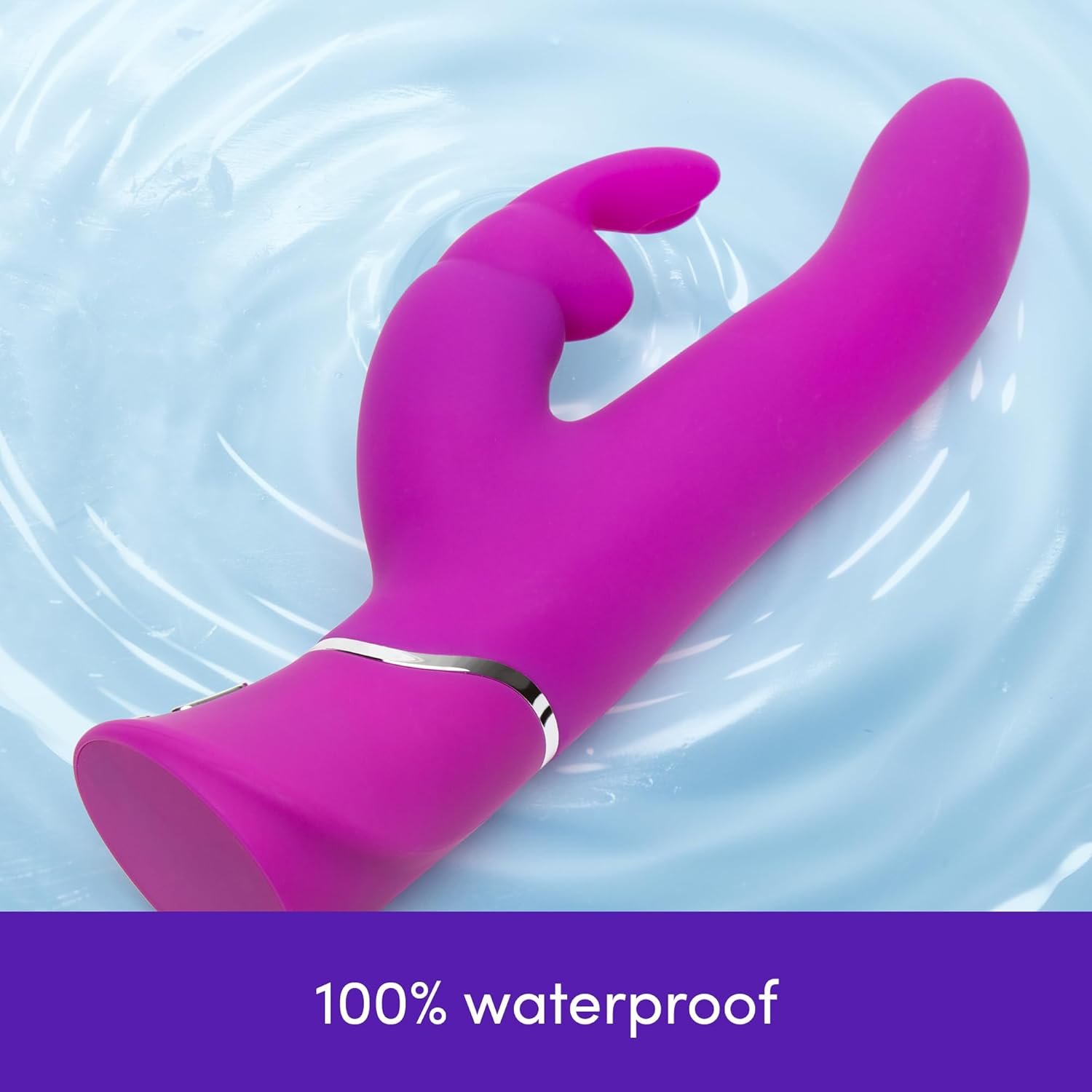 Lovehoney Thrusting Rabbit Vibrator for Women | Silicone Thrusting Dildo G Spot Massager Tool | 15 Powerful Vibration Modes | Dual Motor Clit Vibrator | Rechargeable Adult Sex Toys for Couples image number 5