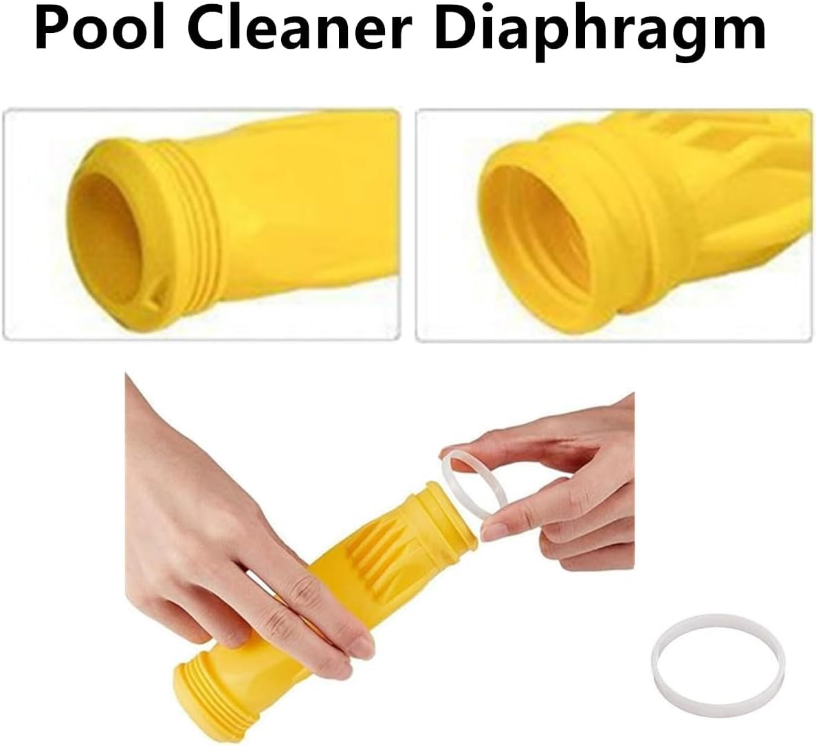 2PCS Pool Cleaner Long Life Diaphragm，Pool Cleaner Parts Replacement Pool Diaphragm Accessories for Swimming Pool Cleaning image number 5