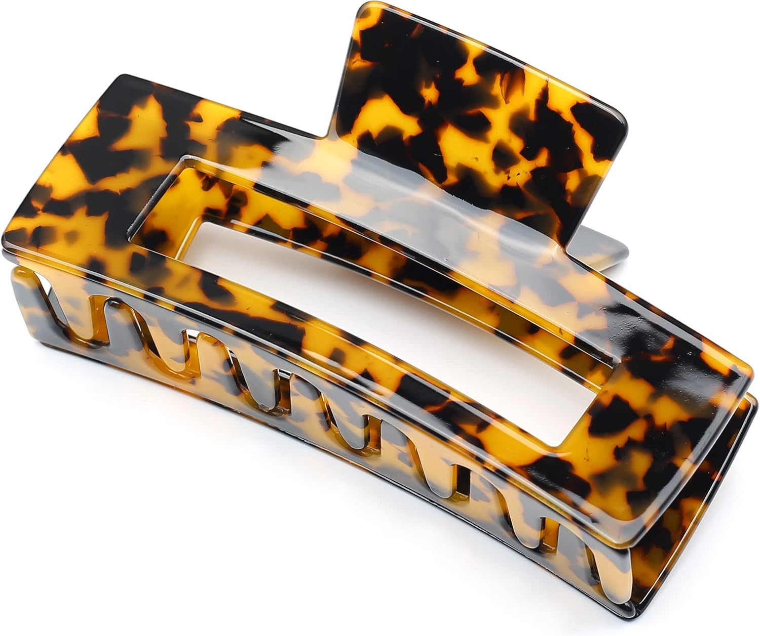 Qingoo Giant Blue Hair Clip Large Beautiful Hair Clip Women'S Headdress Elegant Hair Accessory 1 Piece (13 Cm X 6 Cm, Blue) - Blue image number 6