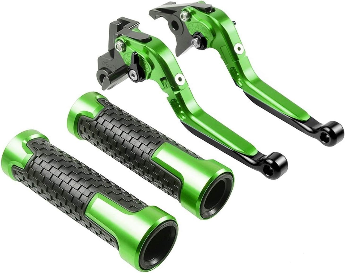 Motorbike Brake Clutch Lever for Kawa&Saki ZX6R ZX-6R 2007-2016 2013 2014 2015 Motorcycle Adjustable Folding Brake Clutch Levers Handlebar Hand Grips (Color : 1) image number 2