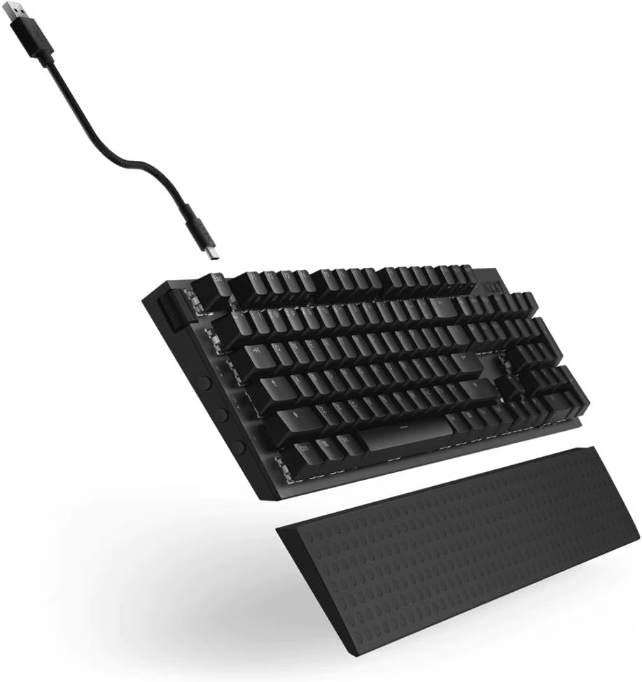 NZXT KB-001NB-US Function 2 Full-Size Optical Gaming Keyboard, Black image number 2