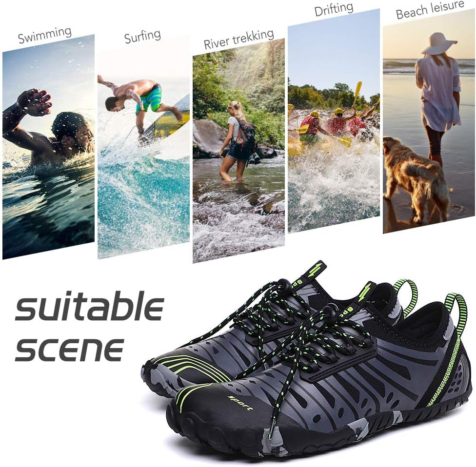Water Shoes Quick Dry Lightweight River Trekking Shoes Athletic Sport Shoes for Beach Kayaking Boating Hiking Surfing Walking BBZY image number 4