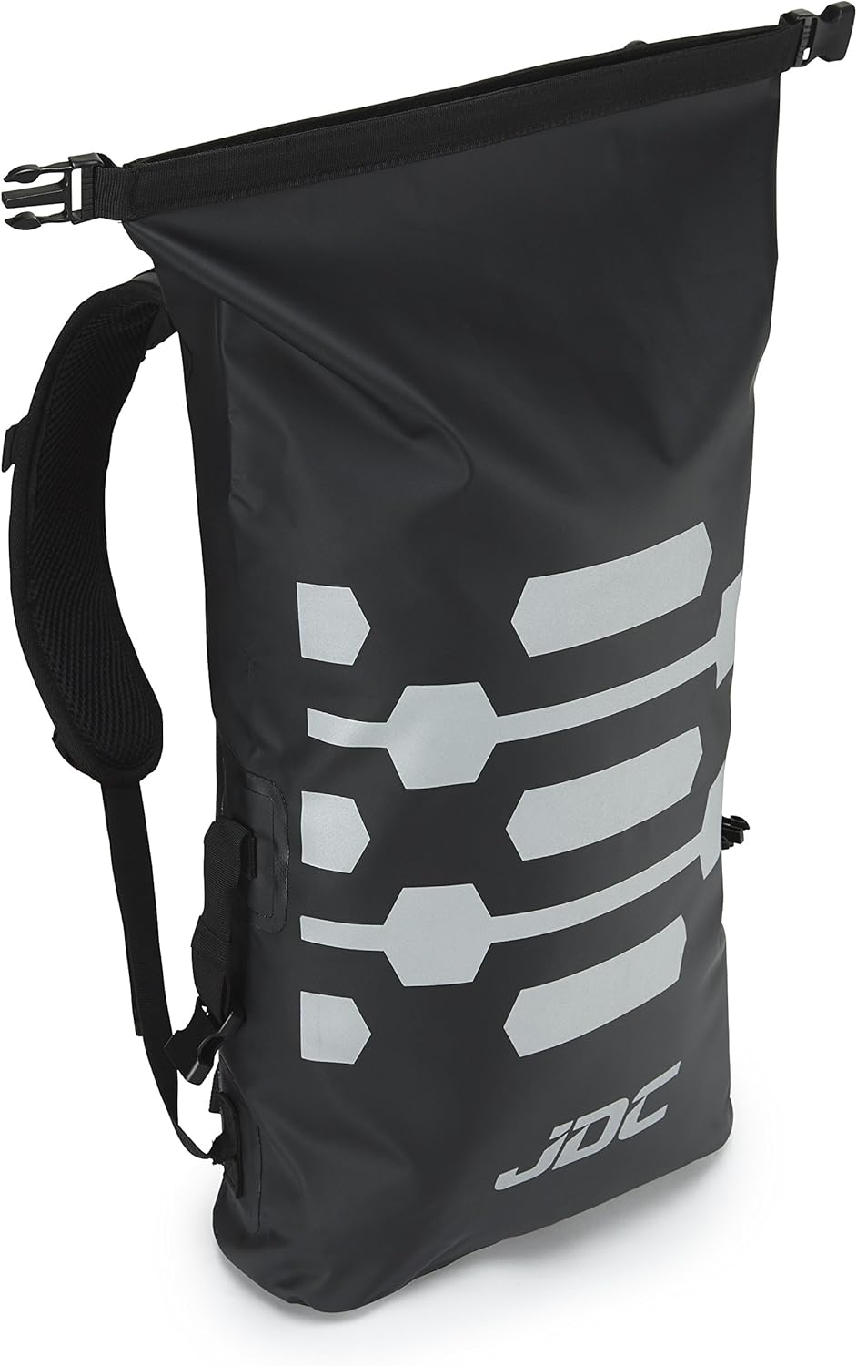 JDC Motorcycle Rucksack 100% Waterproof Dry Bag 30L - Reflector - Black image number 6
