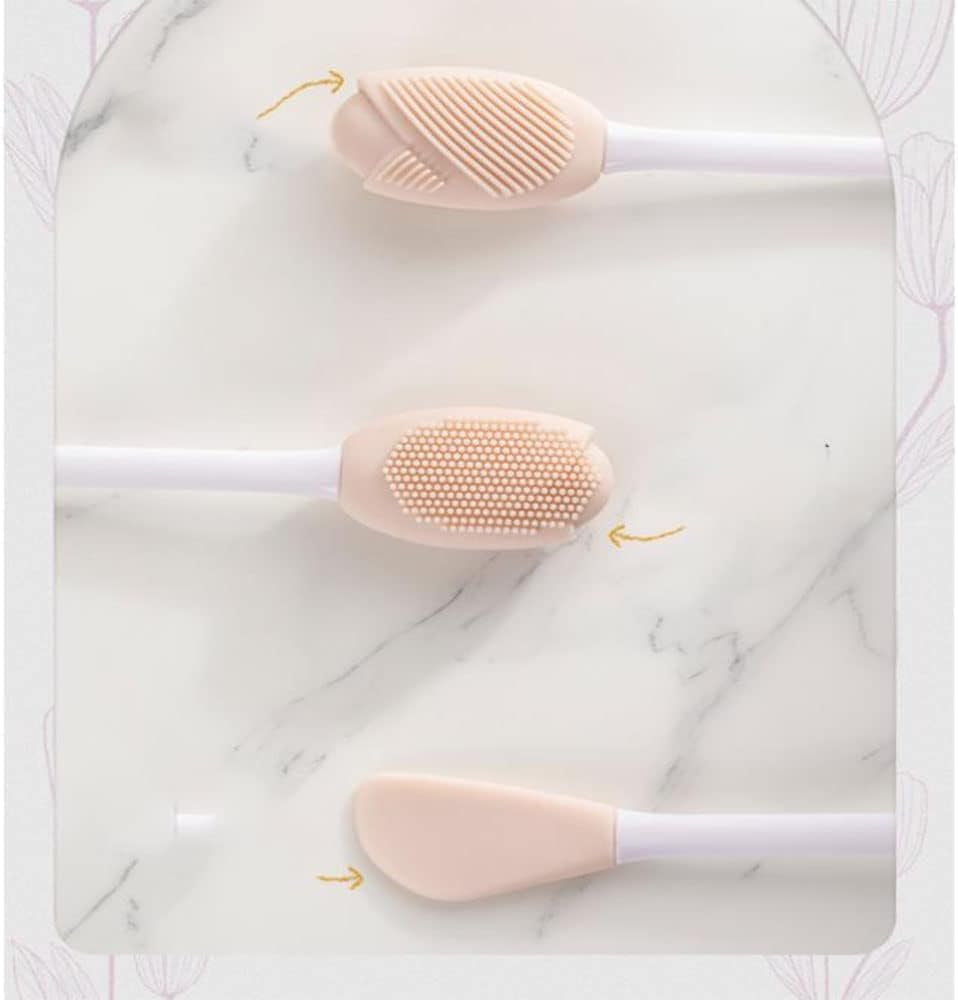 Facemask Mixing Bowl Silicone Facemask Mixing Tool DIY Makeup Mixing Bowl Stylish Facial Skincare Tool with Measuring Spoons image number 6