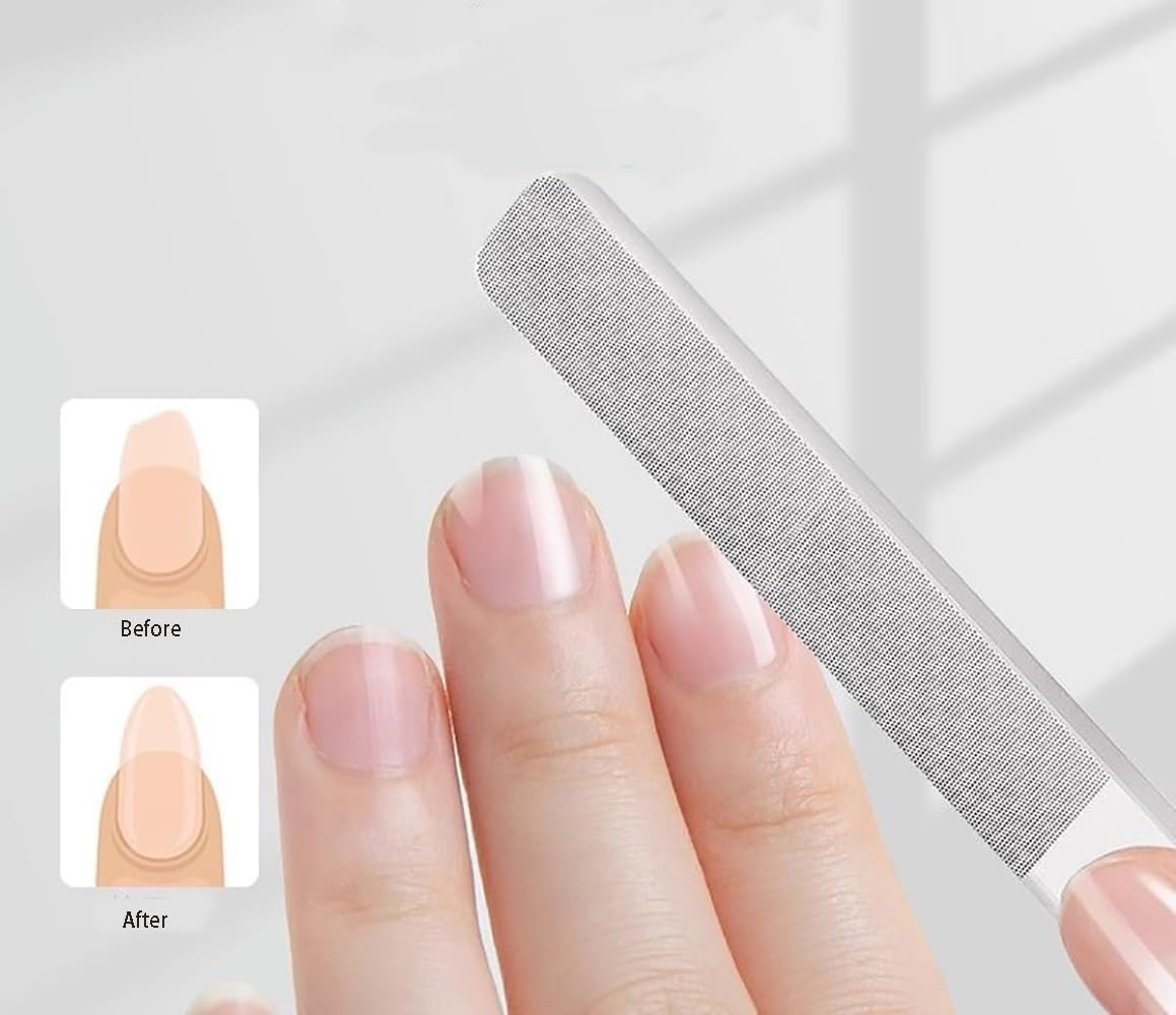 4Pcs Cuticle Trimmer Set,With Pusher/Cuticle Fork/Nails Scraper & File,Manicure Tools Cutter Nipper Scissor Clipper for Dead Skin of Fingernails and Toenails