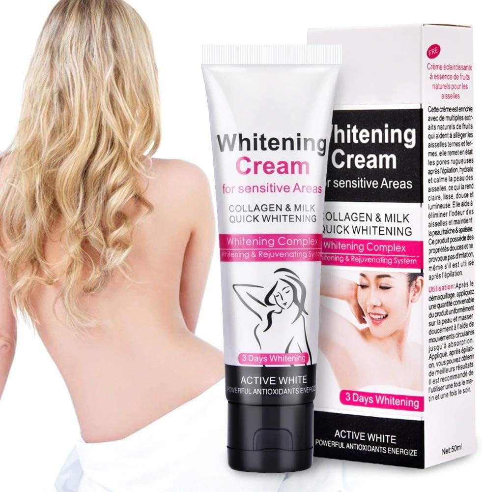 Armpit Whitening Body Creams between Legs Knees Private Parts Whitening Formula Underarm Whitener Intimate Body Skin Care Cream image number 4
