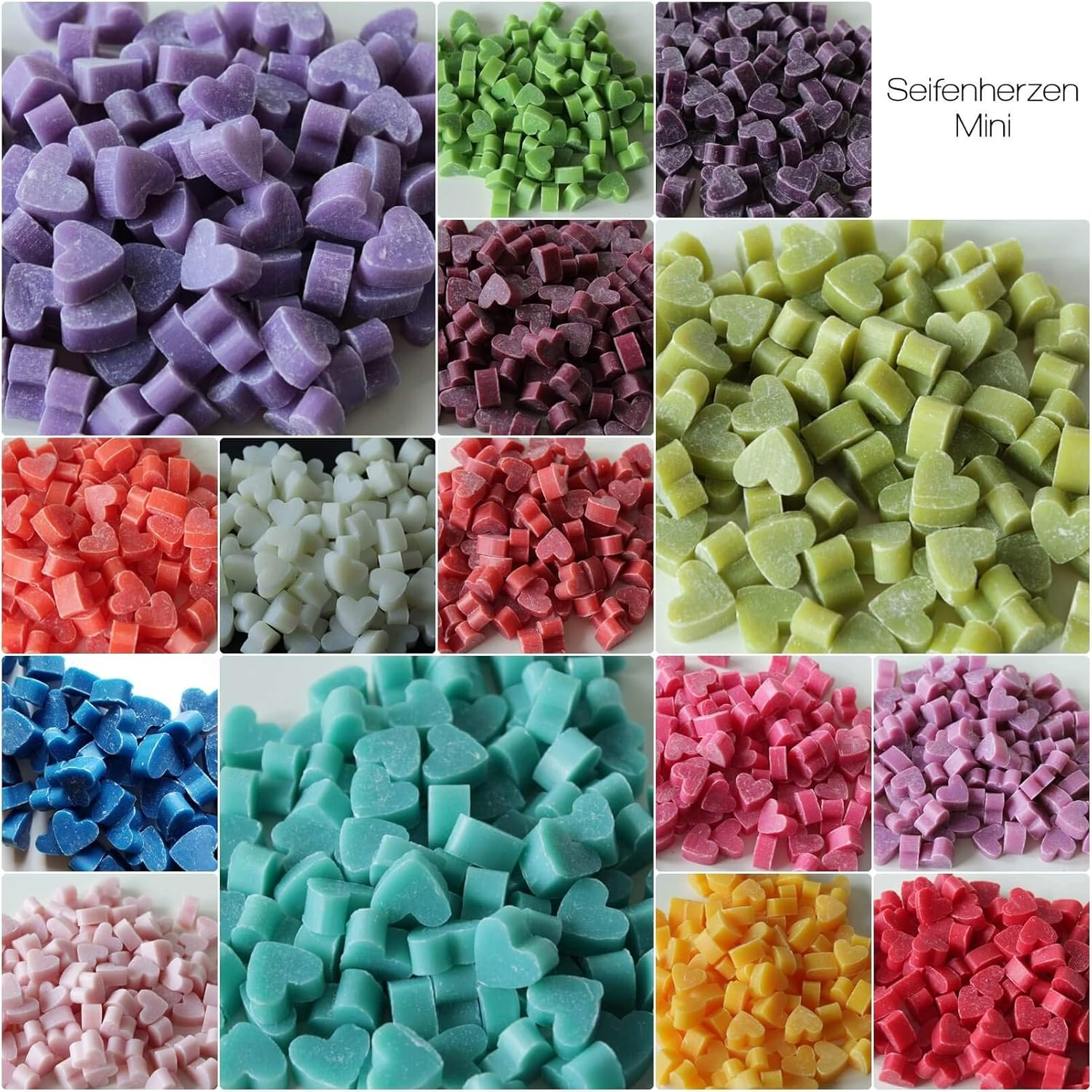 Florex Sheep'S Milk Soap Mini Heart Pack of 50 Cornflower in Organza Bag Soap Guest Gift