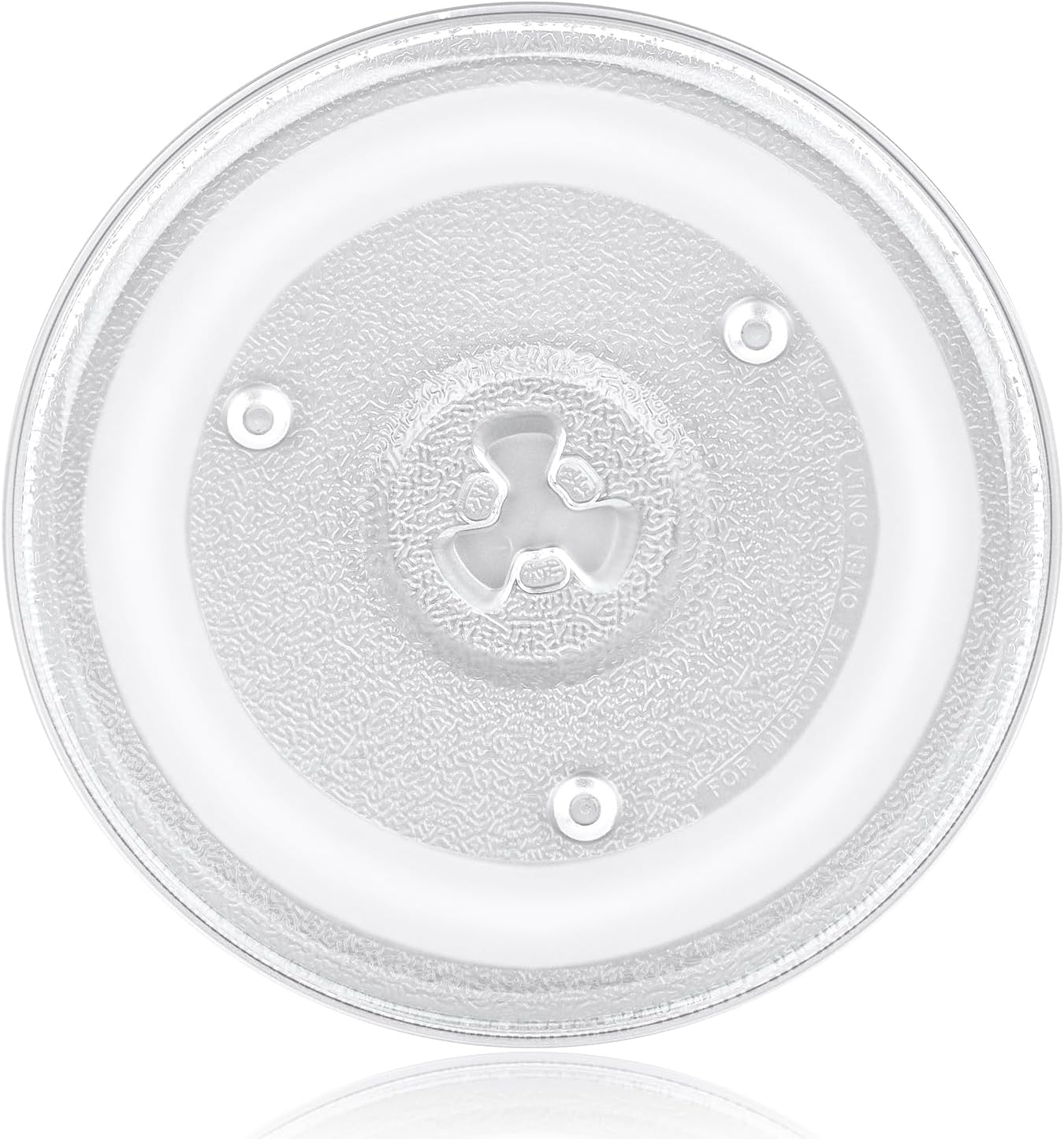10.6In Microwave Glass Turntable, Microwave Glass Plate Replacement Compatible with Hamilton Beach P90D23AL-R1/GE WB48X26755/WPW10551236 image number 4