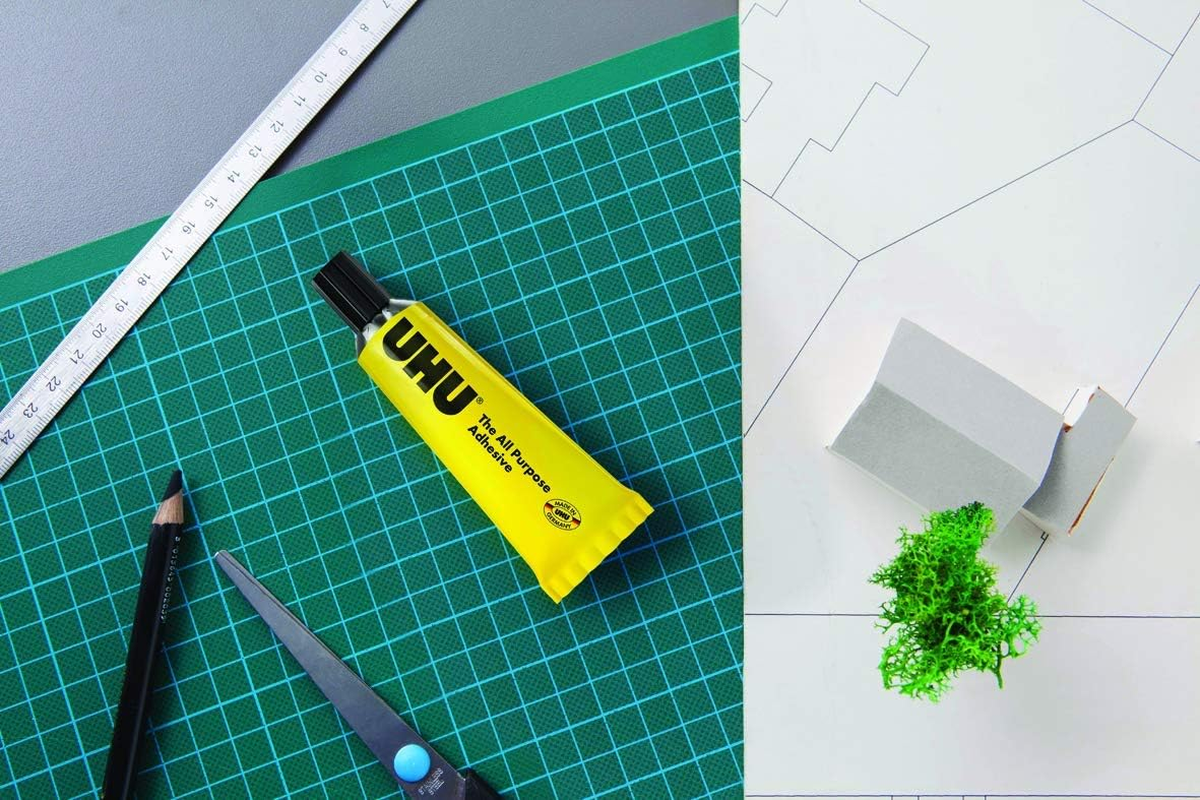 UHU 3-63697 Purpose Adhesive 60Ml Boxed-62142, Clear, 60 Ml Tube