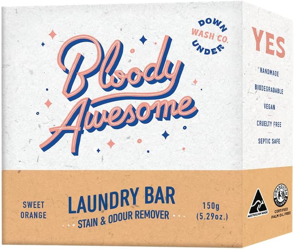 Laundry Bar & Stain Remover Soap Bar - Sweet Orange image number 2