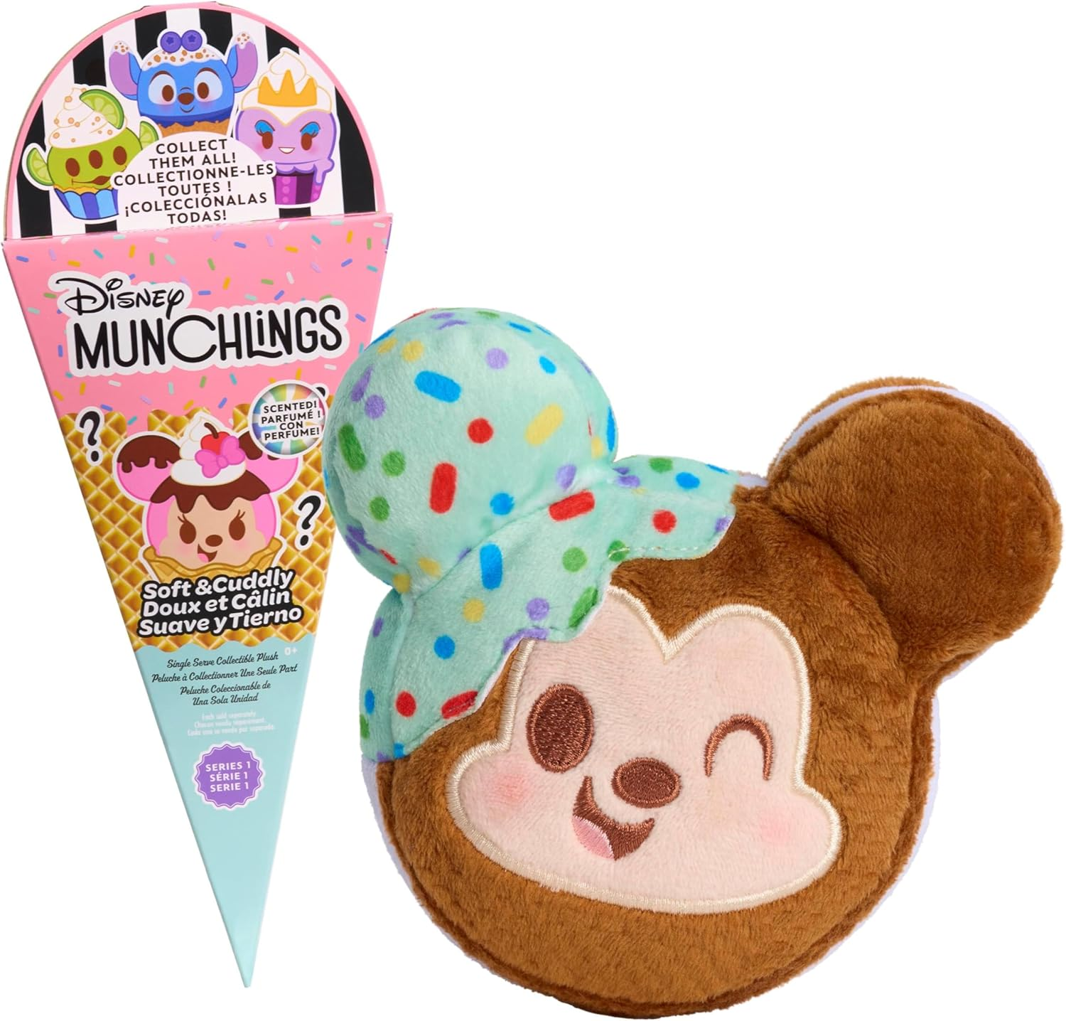 Disney Munchlings Single Serve Scented Collectible Plush, Kids Toys for Ages 0+ by Just Play image number 2