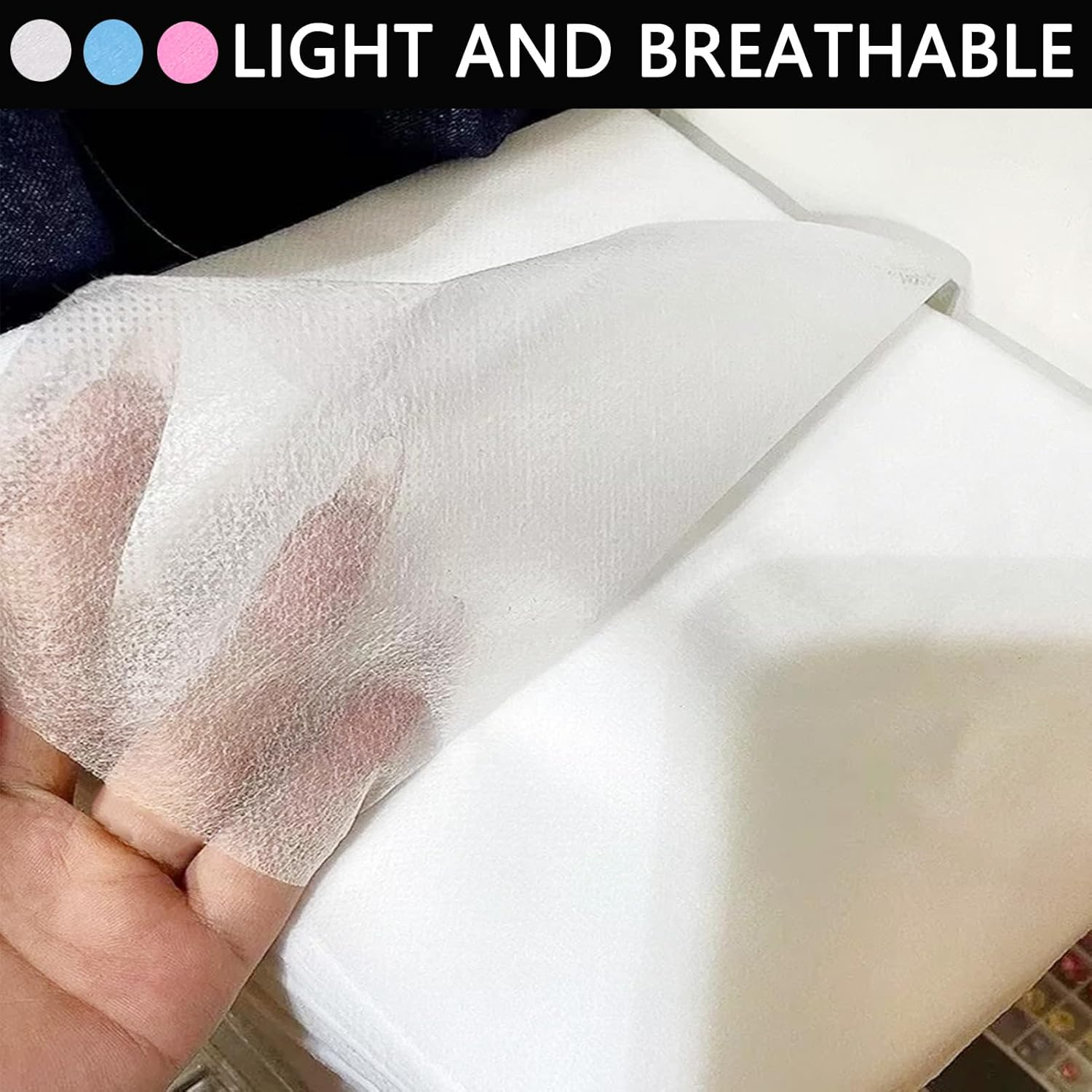 200 Sheets Nail Dust Collector Filter Paper Disposable Nail Dust Filters for Most of Nail Dust Collector Machine Nail Vacuum Dust Collector for Nail Salon Nail Spa Nail Tech Nail Supplies Accessories - Blue image number 6