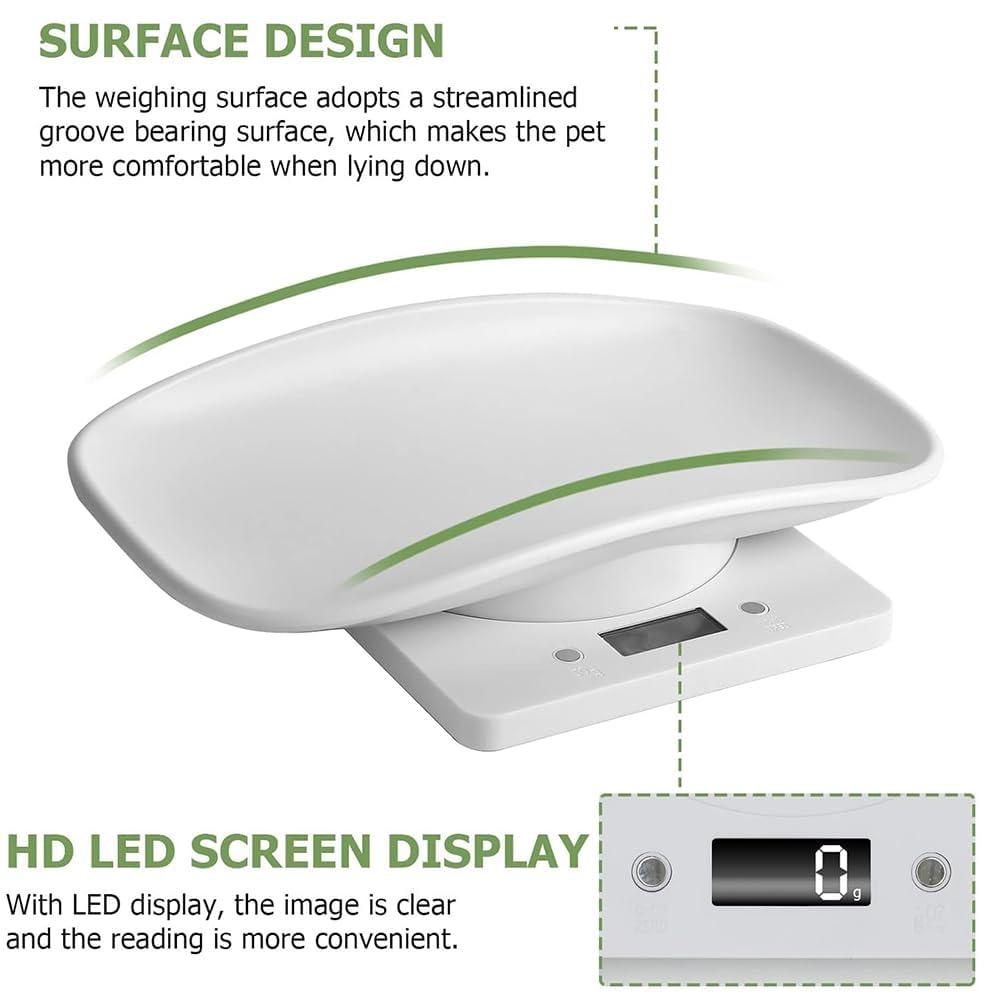 Pet Scale, Household Animal Balance, Multifunction Electronic Dog Scales, Measure Accurately Weight Steelyard, Kitchen Weigher for Small Dogs, Cats, Crawl Pet image number 4