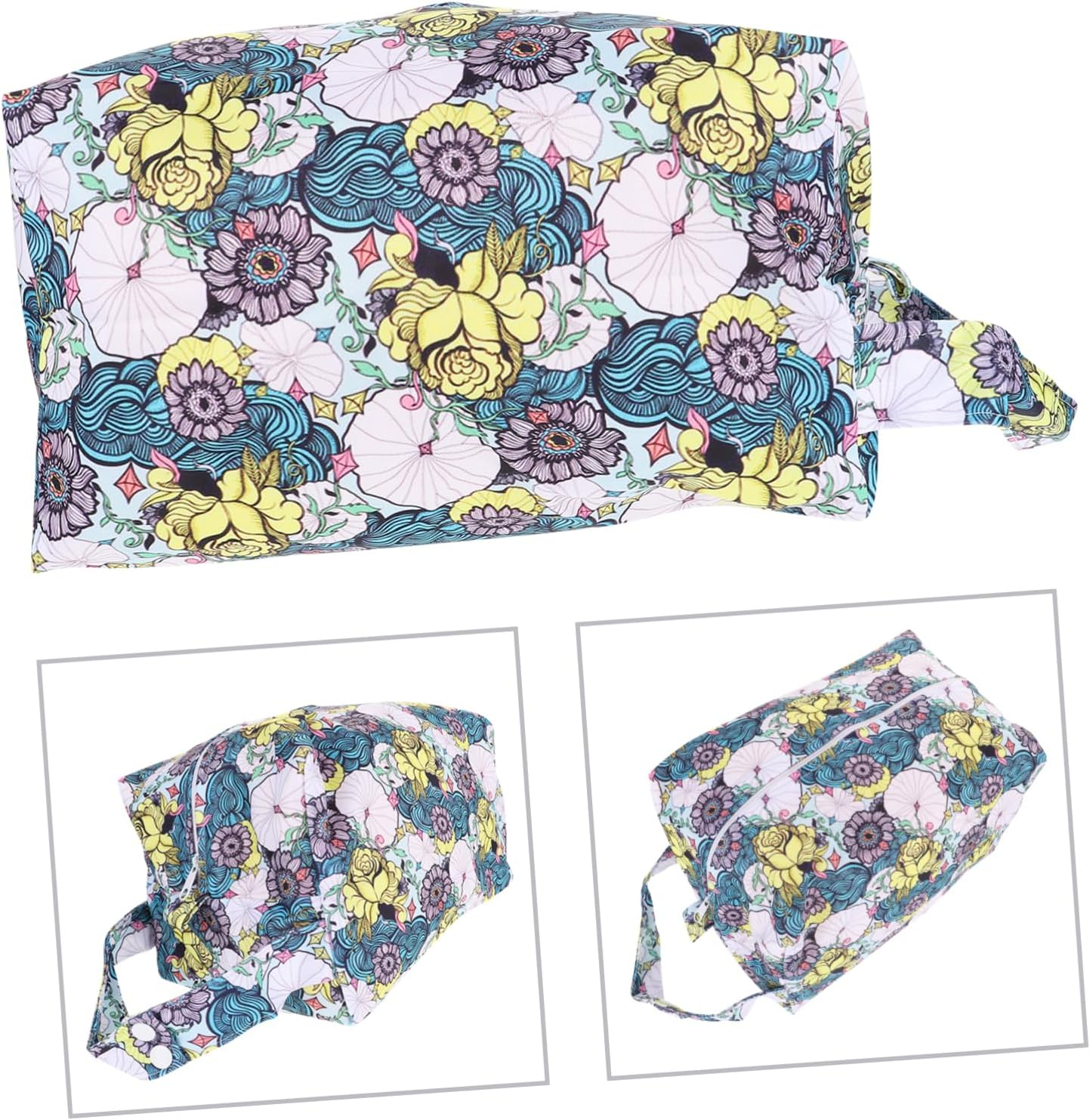 Abaodam Boy Girl Storage Pouch Diaper Organizer Bag for Travel and Nursery Multi-Functional Diaper Container for Wet and Dry Items Convenient Tote for Mother Supply and Essentials