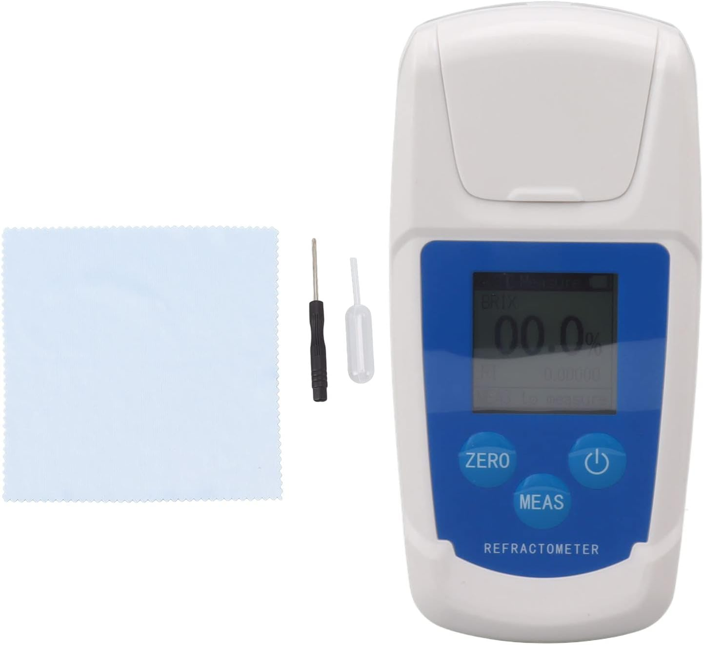 Digital BRIX Refractometer 0-55% Brix Range, Handheld Pocket High Accuracy BRIX Meter, Digital BRIX Tester Sugar Content Meter for Fruits Drinks Beer Sugar Content Test image number 6