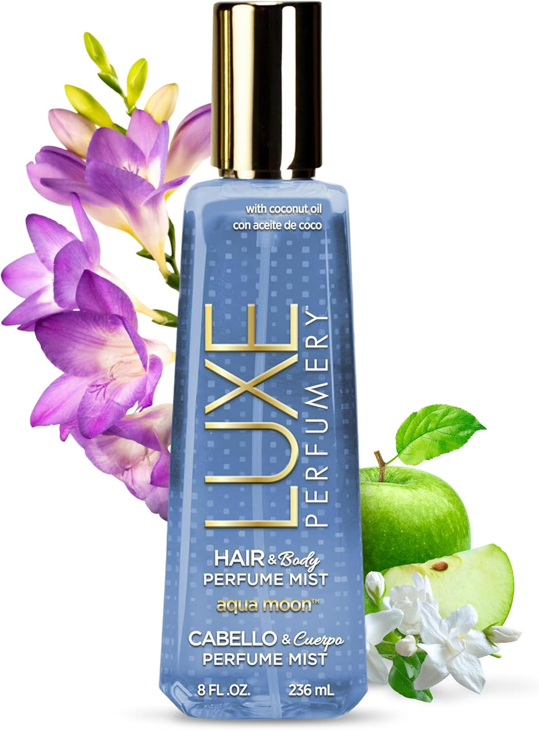 Luxe Perfumery Hair and Body Perfume Mist 8 Fluid Ounce Aqua Moon image number 3