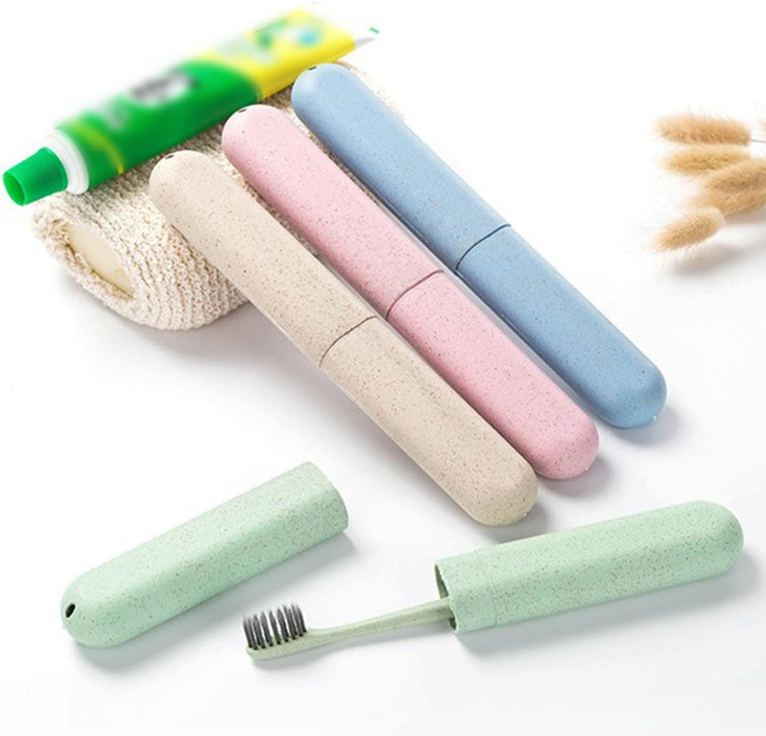 Proxima Direct 6 Pack Travel Toothbrush Case,Portable Breathable Toothbrush Holder for Travel/Camping/School/Home image number 6