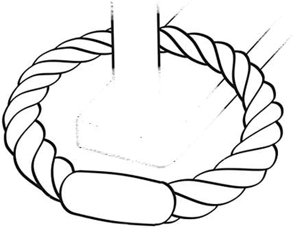 MABUA Ring Toss Game for Outdoor 25 Ropes, 5 Pegs,1 Carry Bag Yard, Outdoor Games for Adults &ndash; Ring Toss Rings, Backyard, Horse, Fun, Lawn, Outside, Indoor, Ring Toss Games (10 Quoits Ropes) image number 3