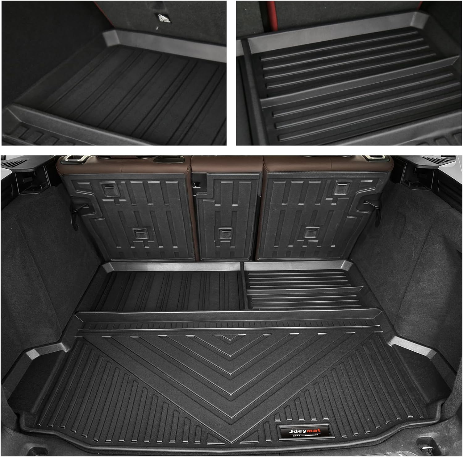 Custom Fit Floor Mats & Trunk Cargo Liner & Backrest Mat for 2018-2024 BMW X3 G01 All Weather TPE Rubber Protection Mat Upgrade Material image number 1