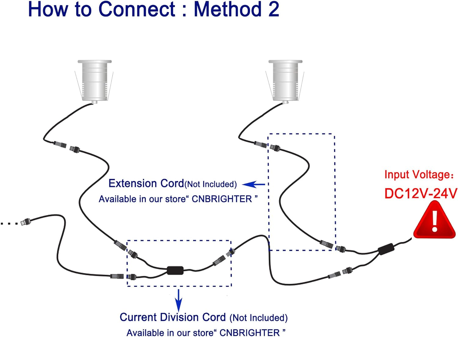 CNBRIGHTER LED Underwater Swimming Pool Lights,3W CREE Chip,12V-24V DC,IP68 Waterproof,Stainless Steel Aluminum,For Inground Pools Ponds Fountains and Boats (Blue) image number 5