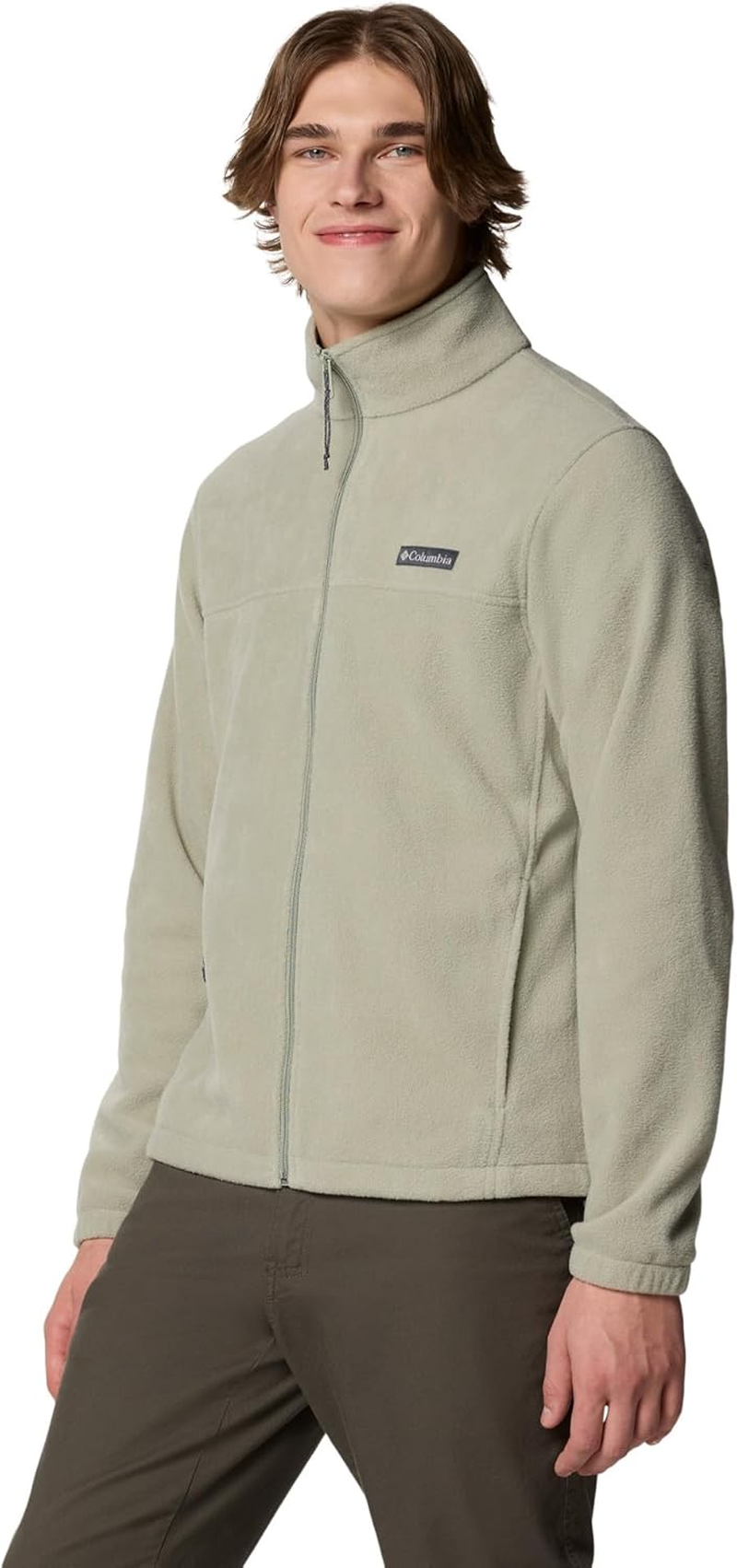 Columbia Men'S Steens Mountain Full Zip 2.0 Fleece Jacket, Matcha/New Olive, XXL image number 4