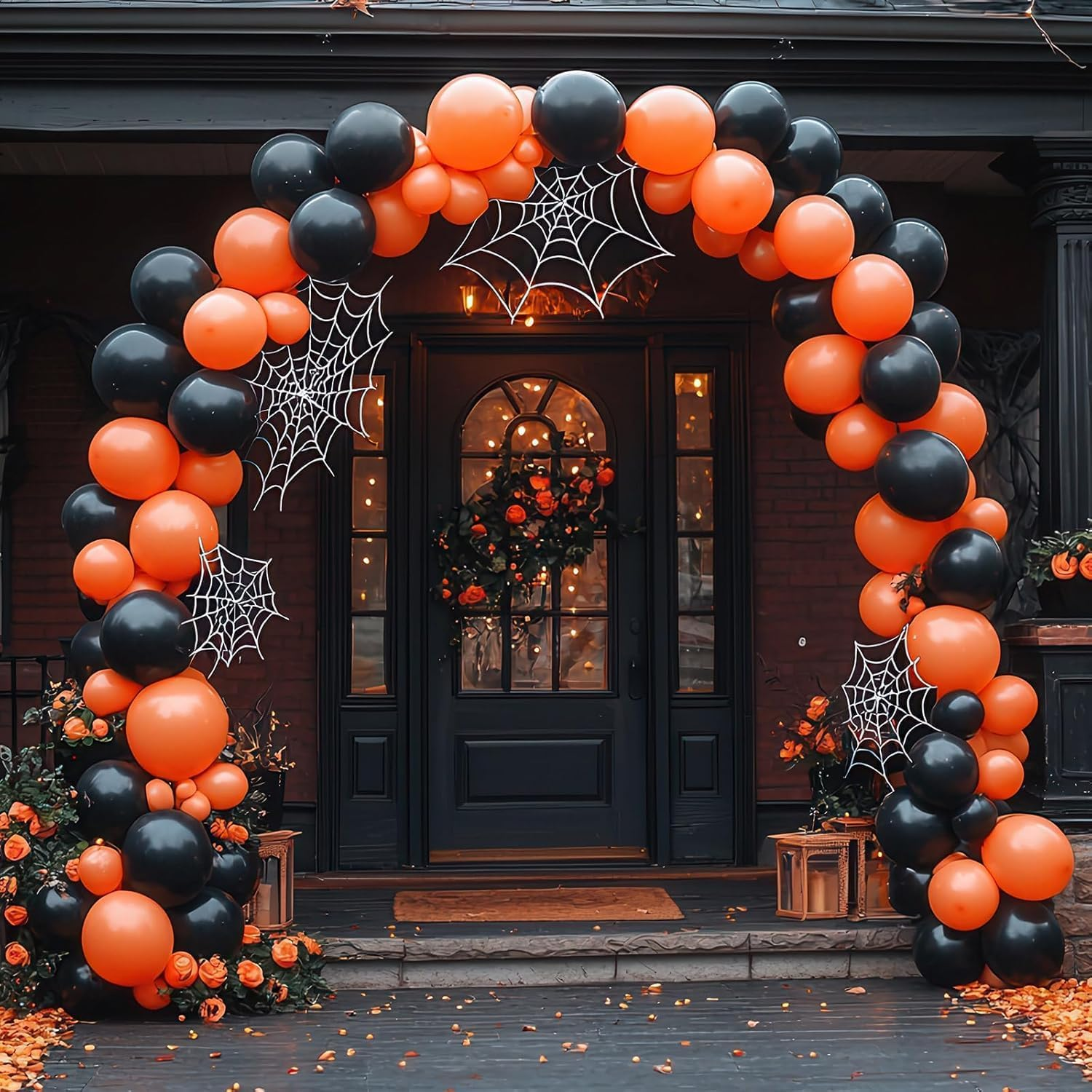 129Pcs Balloons Different Sizes 18 12 10 5 Inches Latex Balloon Garland Arch Kit for Masquerade Party Decorations Birthday Baby Shower Wedding Safari Jungle Party Supplies (Black) - Rosa Pink image number 5