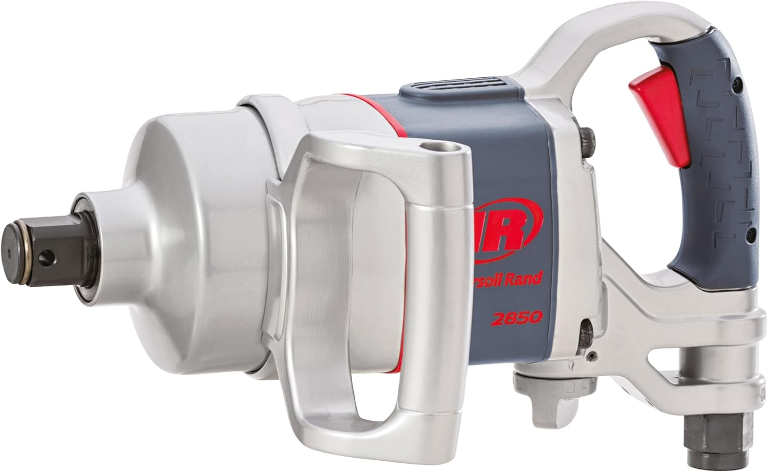 Ingersoll Rand 2850MAX 1&rdquo; Drive Air Impact Wrench, Powerful Vehicle Repair Torque Output up to 2,100 Ft/Lbs, Lightweight, D Handle, Steel Core, Gray image number 2