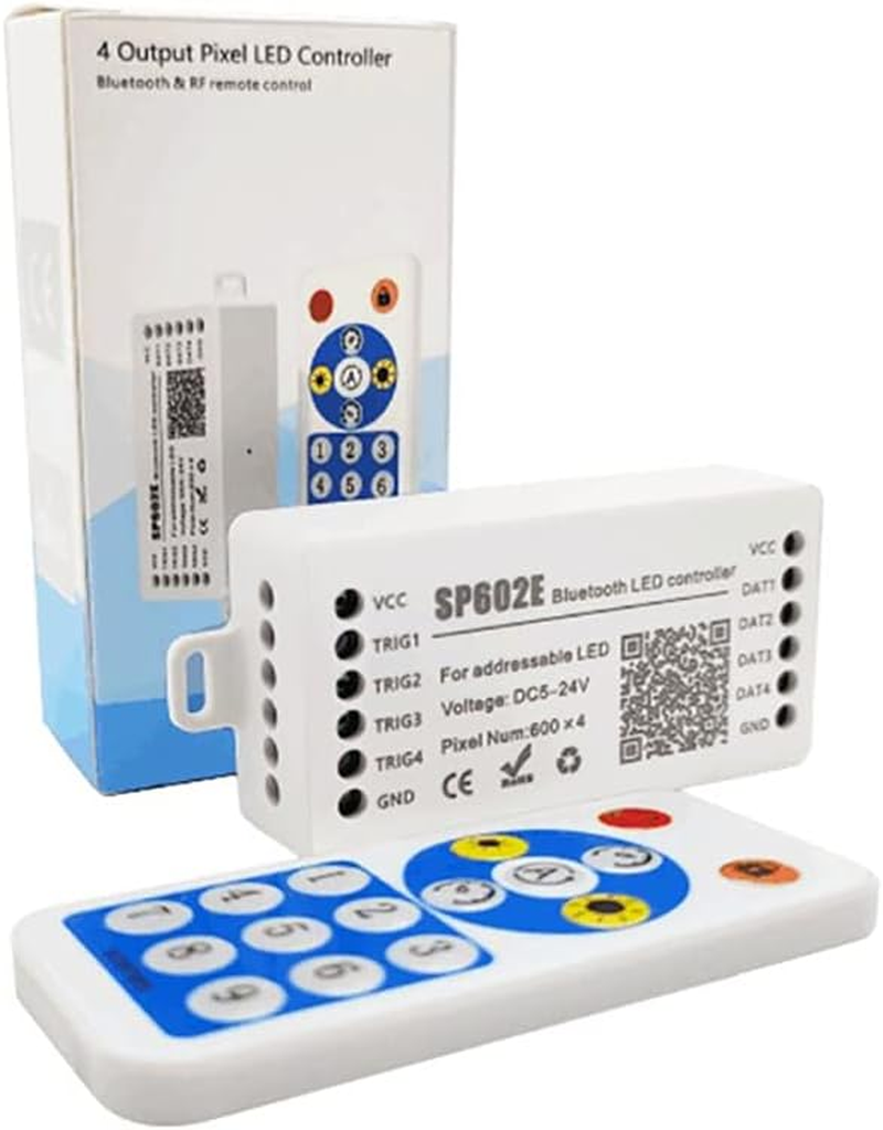 WS2812B Led Strip Light Controller Blue Tooth SP105E SP110E Wifi SP108E SP501E Music SP107E SP601E WS2811 SK6812 Lights DC5V-24V (SP108E)