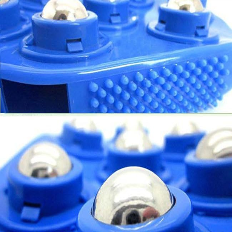 Limcryspp 1-Piece Rotating Massage Brush Lymphatic Massage Gloves, Handheld Body Massager, Back Full-Body Massage Tool image number 3