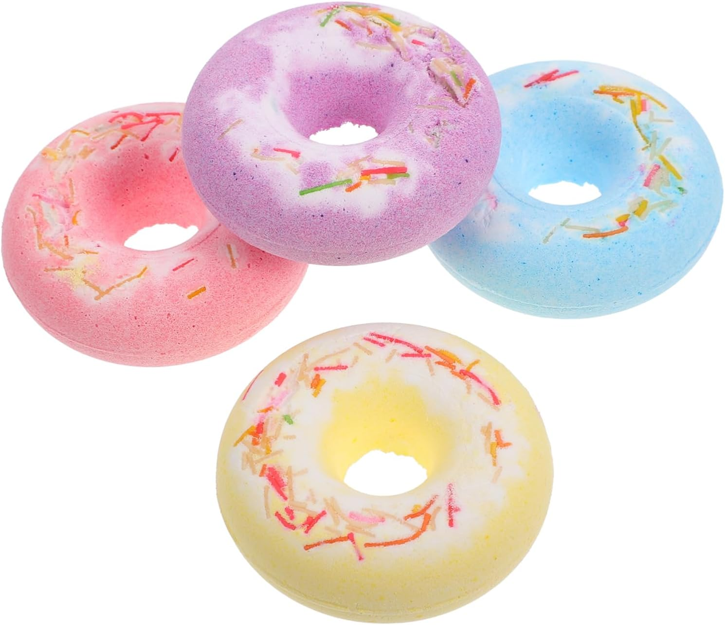 PLAFOPE 4 Pack Bath Salt Cake Shape Bath Experience for Relaxation Random Color image number 2