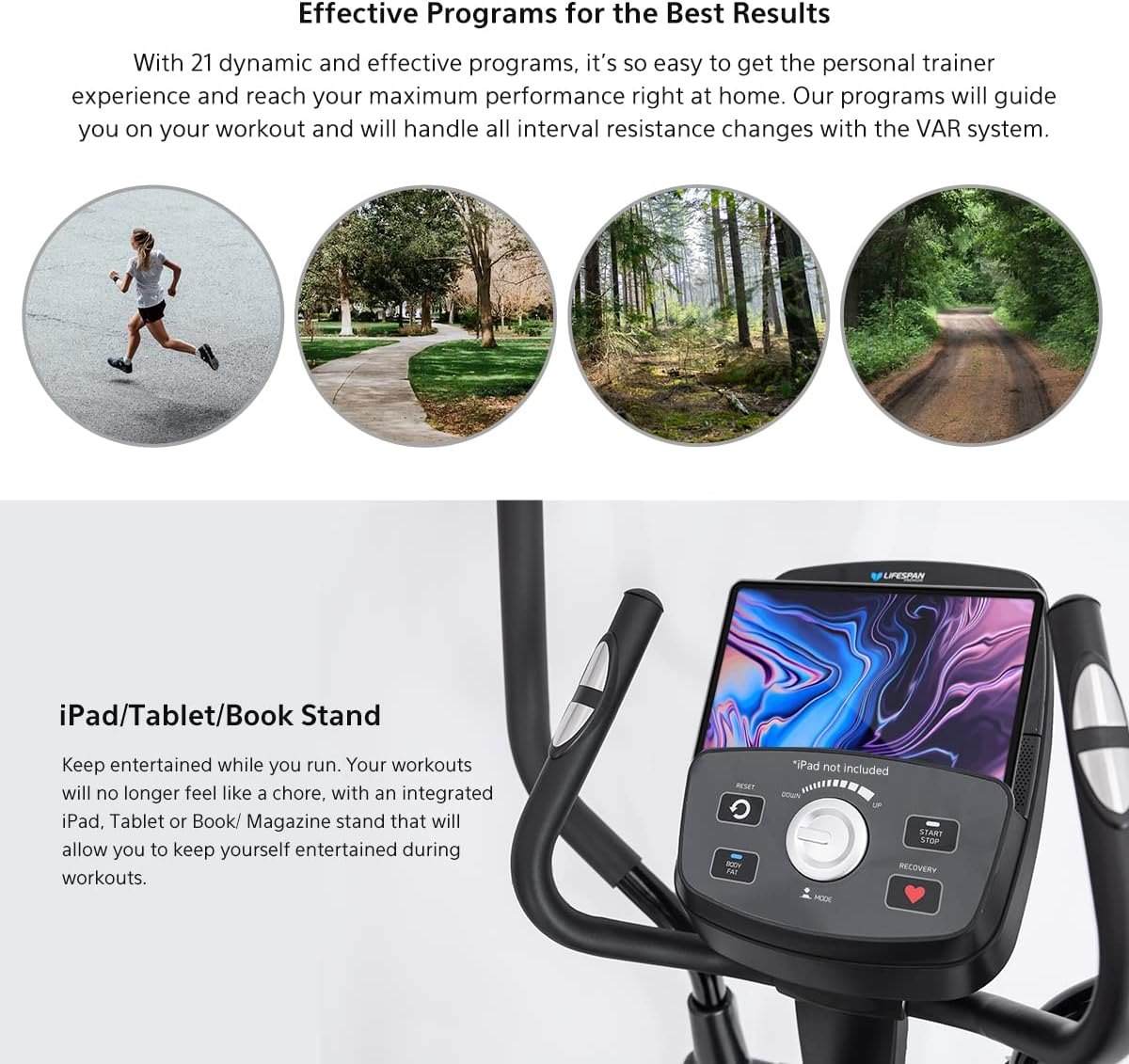 Lifespan Fitness X-41 Cross Trainer image number 2