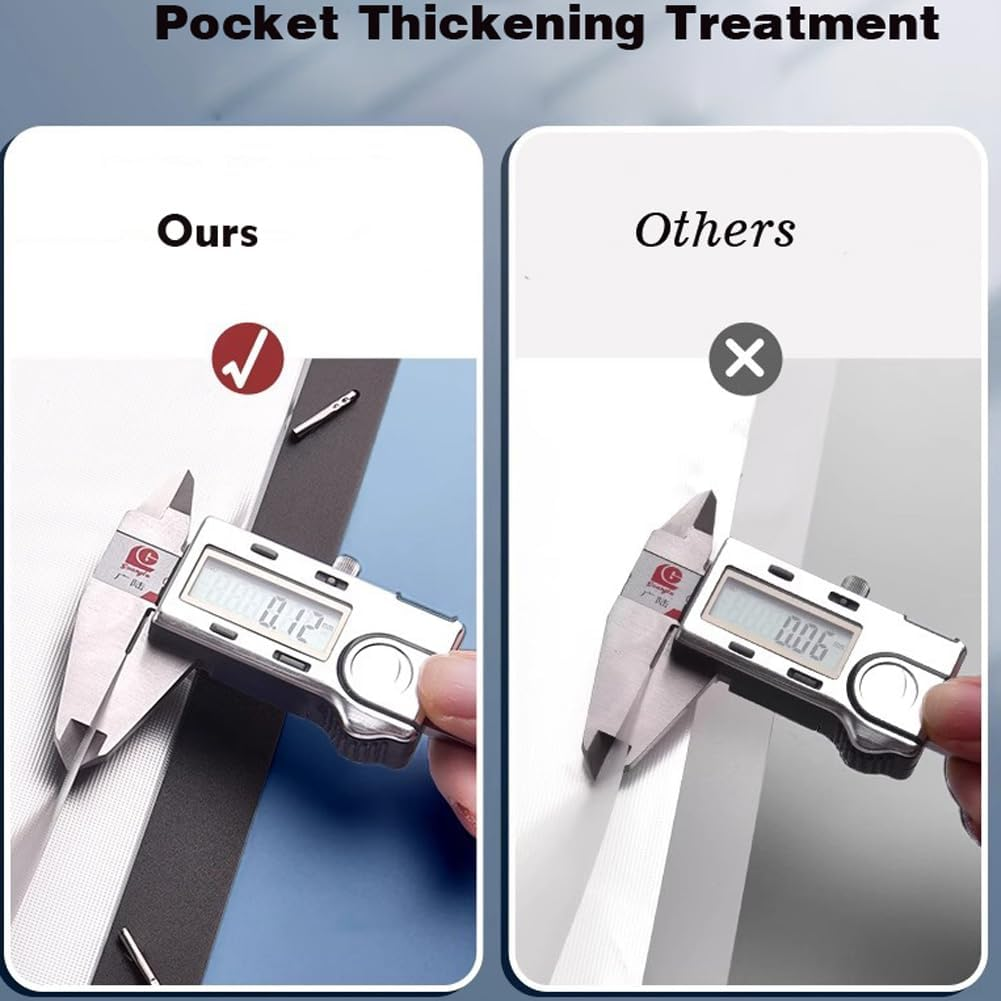 A4 100 Pockets 200/Sides Display Book Paper Document Holder, Business Presentation Book Presentation Folder Home/Office/School Document Holder (100 Pockets Blue) image number 2