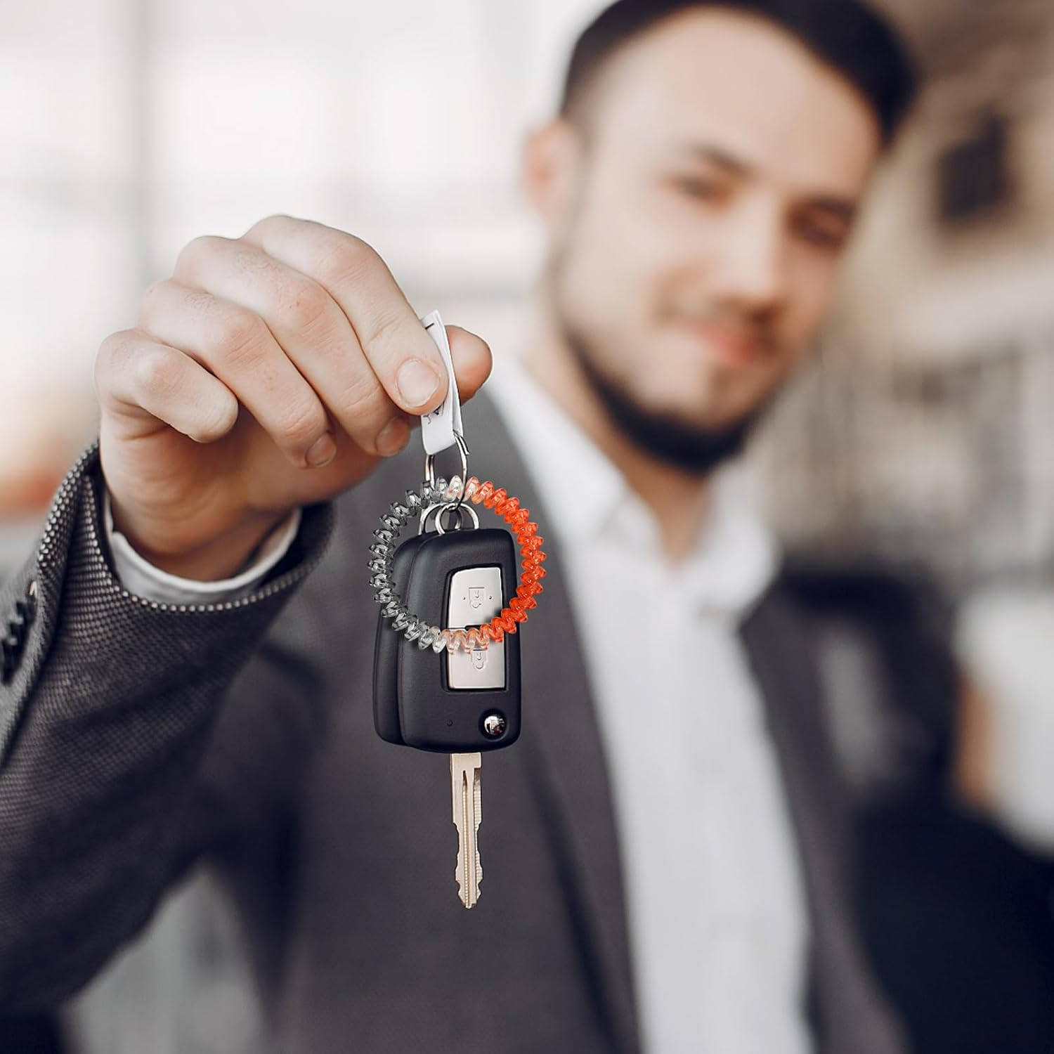 Chewing Bracelets, 20 PCS Sensory Stretchy Coil Bracelets for Relieve Autism, Anxiety, ADHD (Random Color) image number 1