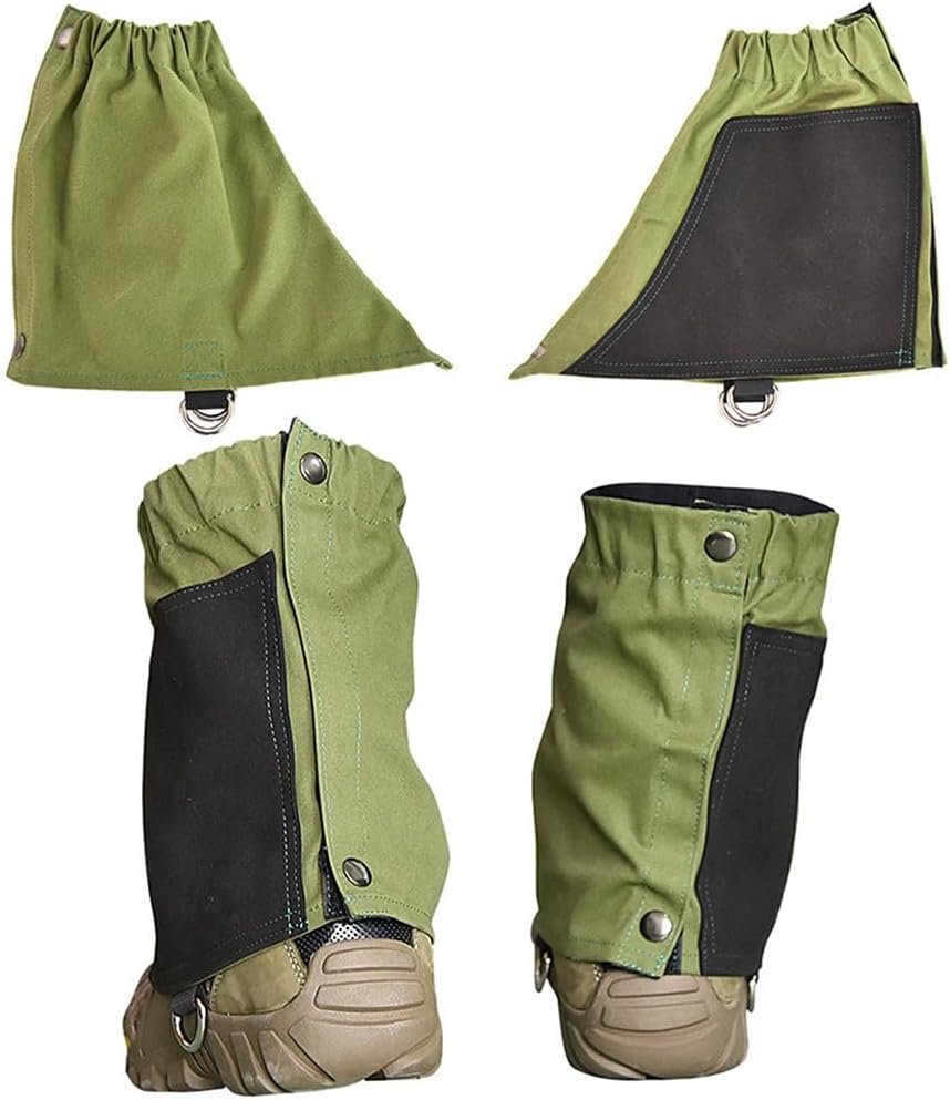 Canvas Low Gaiters for Men and Women Hiking Climbing
