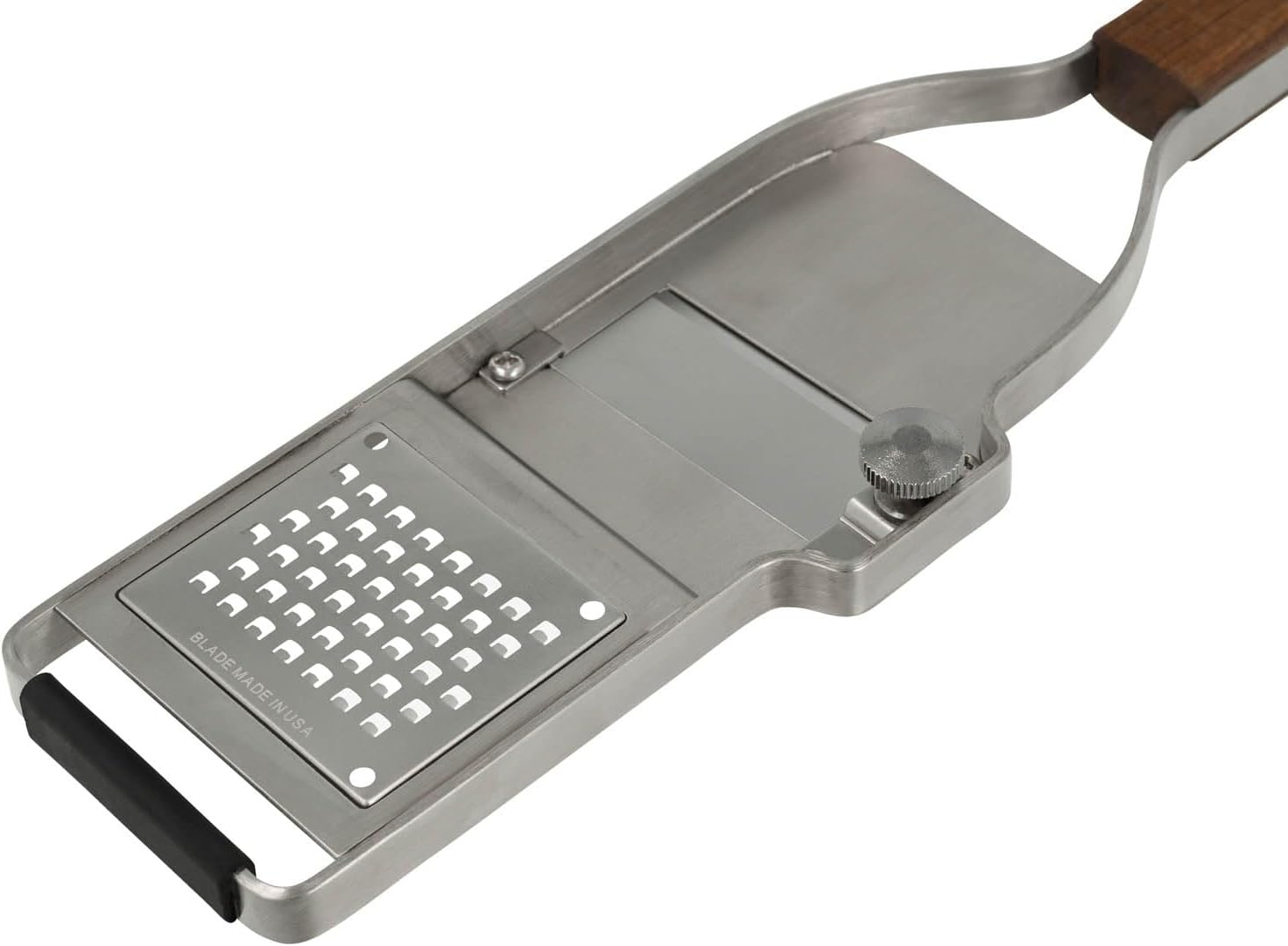 Microplane Master Series 2-In-1 Truffle Tool Slicer & Grater W/Adjustable Thickness Knob - High-Quality Ultra-Sharp Fine Blade, Two Blade Options for Grating & Slicing for Effortless Food Preparation image number 4