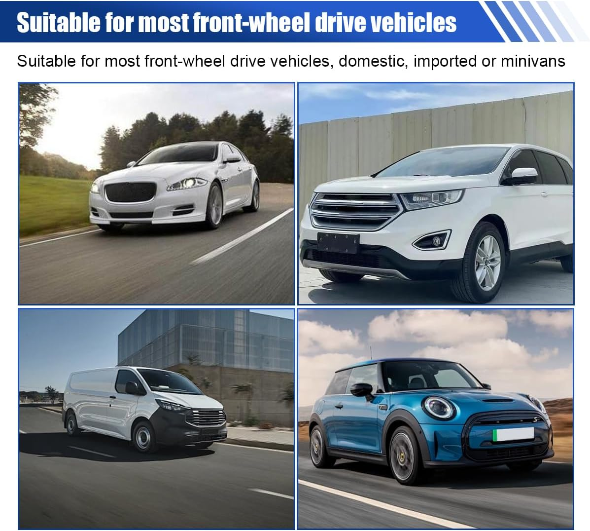 DUSCOKE Automotive 6007 Lower Control Arm Prying Tool, Lower Ball Joint Pry Tools Designed for 7/8" Diameter Pry Bar, Specialty Suspension Bushing Tool Vehicle Control Arm Helper Remover (Black) - Blue image number 3