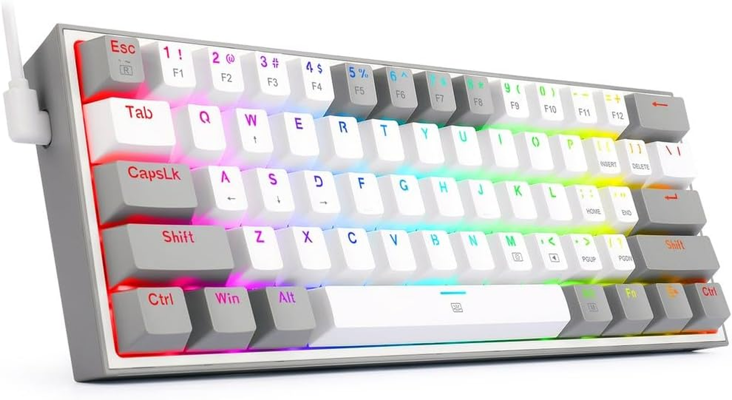 Redragon - RD-S131 Wired Combo Wired 60% Mechanical Keyboard + Wired Gaming Mouse Max 12400DPI Combo Red Mechanical Switches - Full Key Anti-Ghosting - RGB Backlighting image number 1